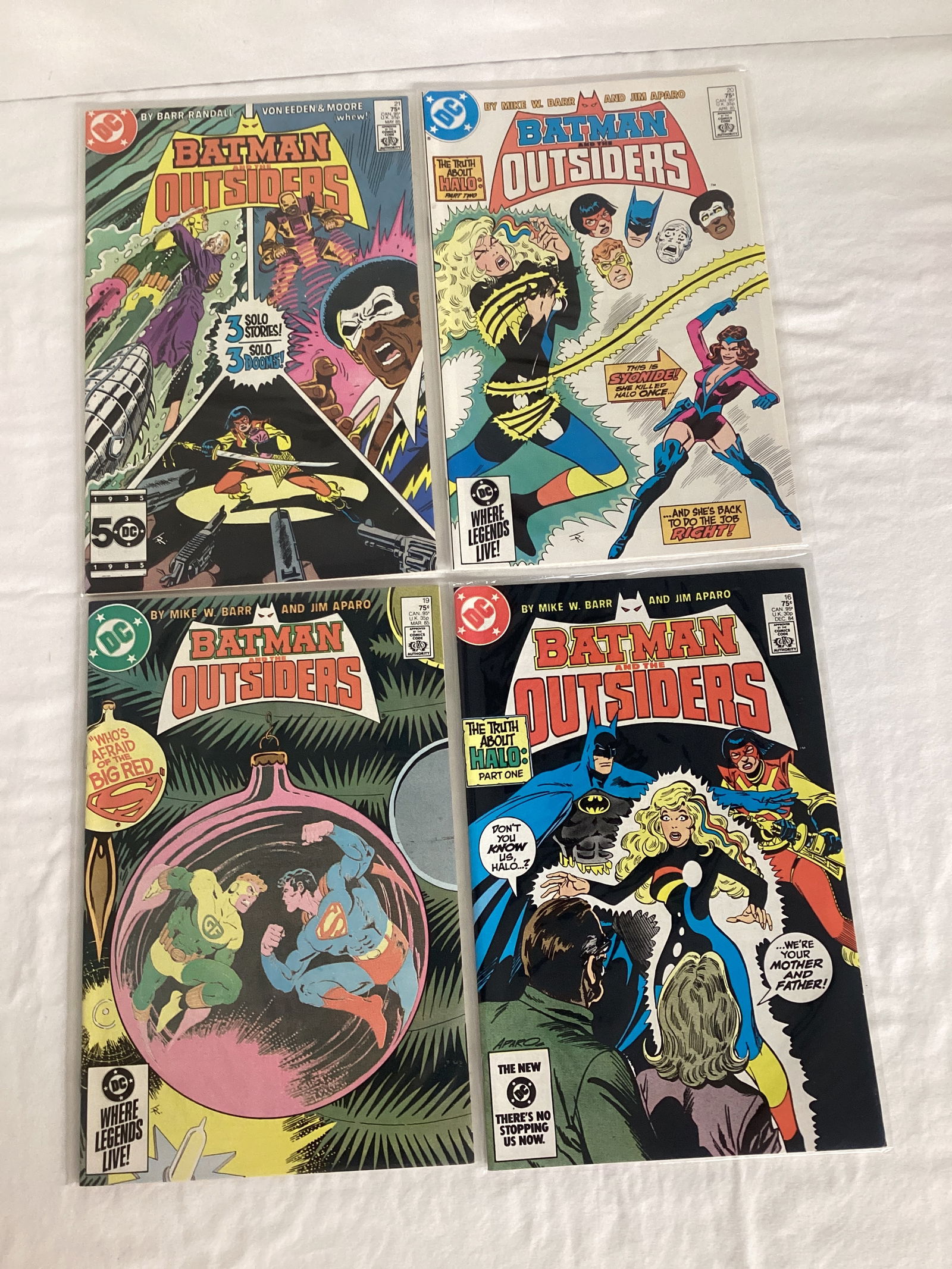 Four Batman and the Outsiders DC Comic Books (1 of 5)