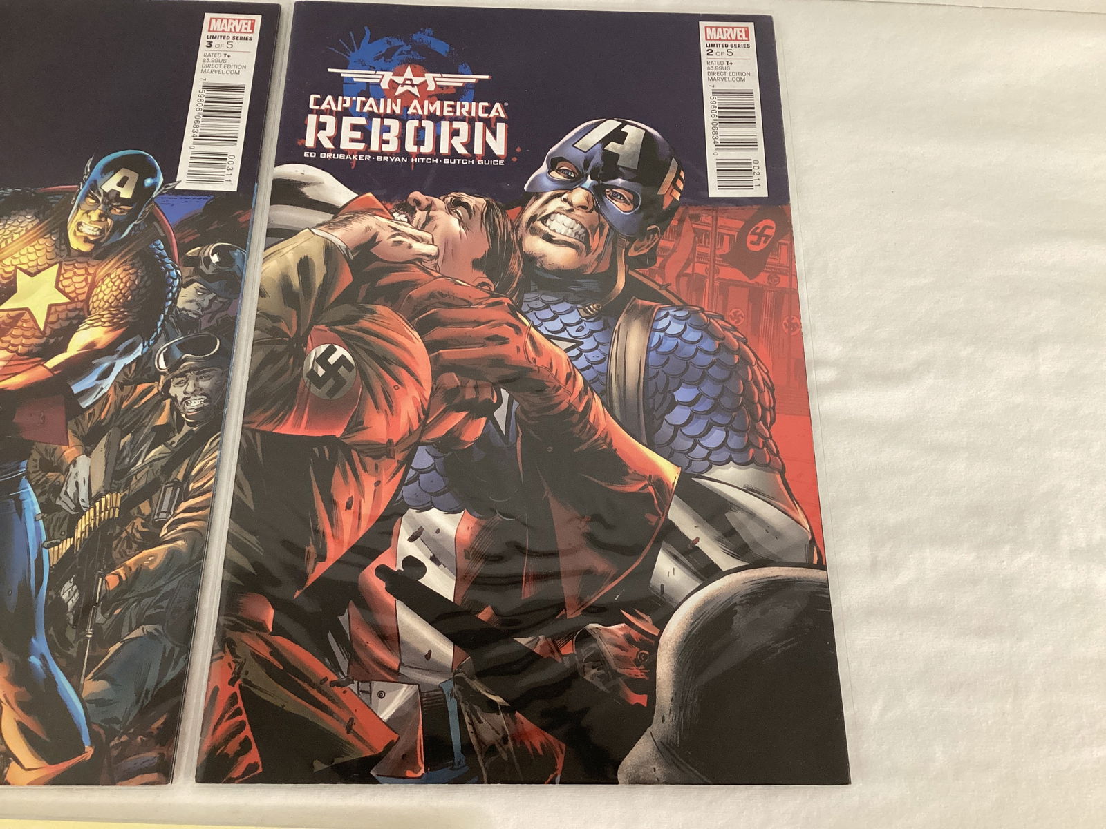 Three Captain America Marvel Comic Books - 3