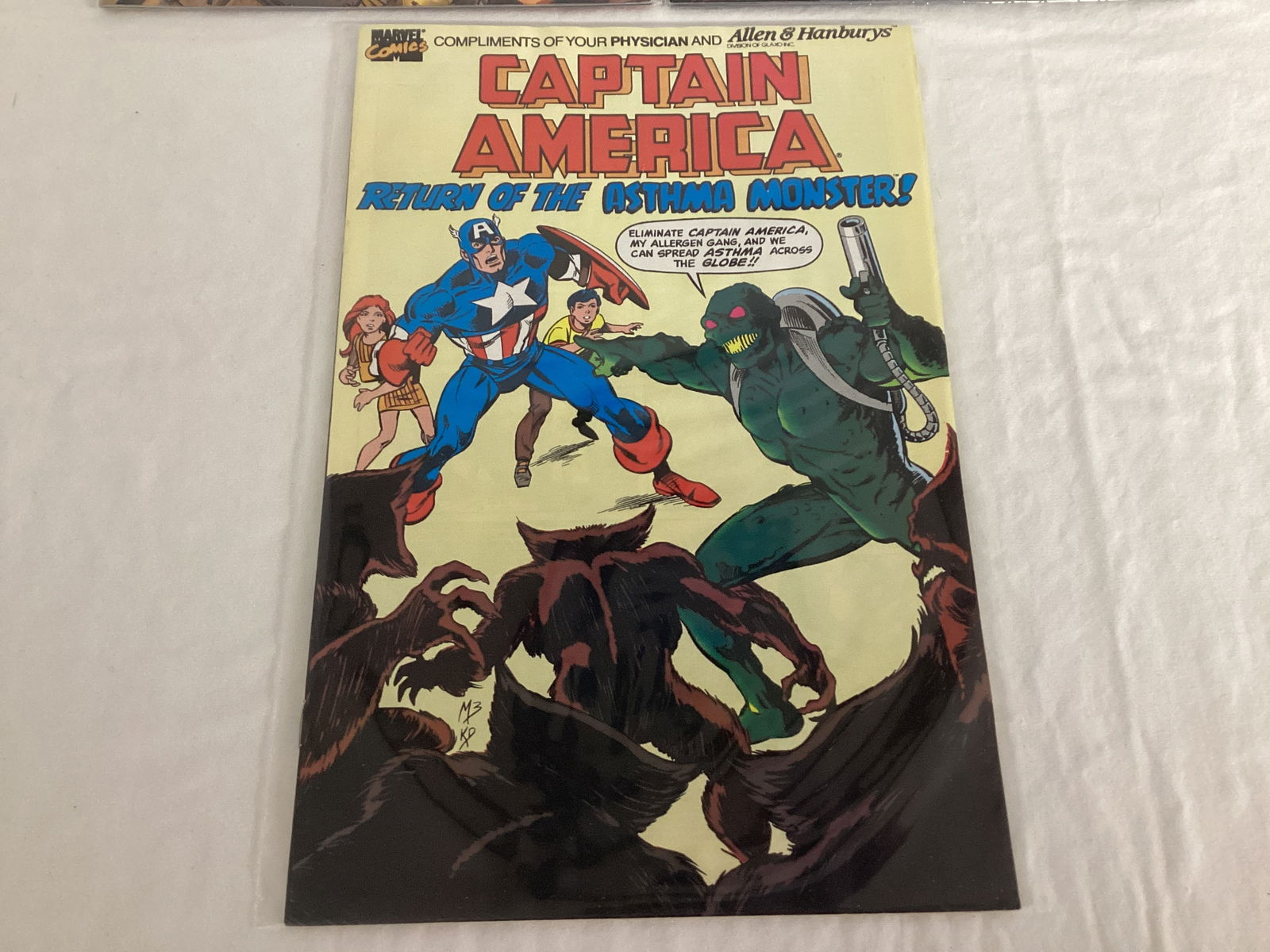 Three Captain America Marvel Comic Books - 4