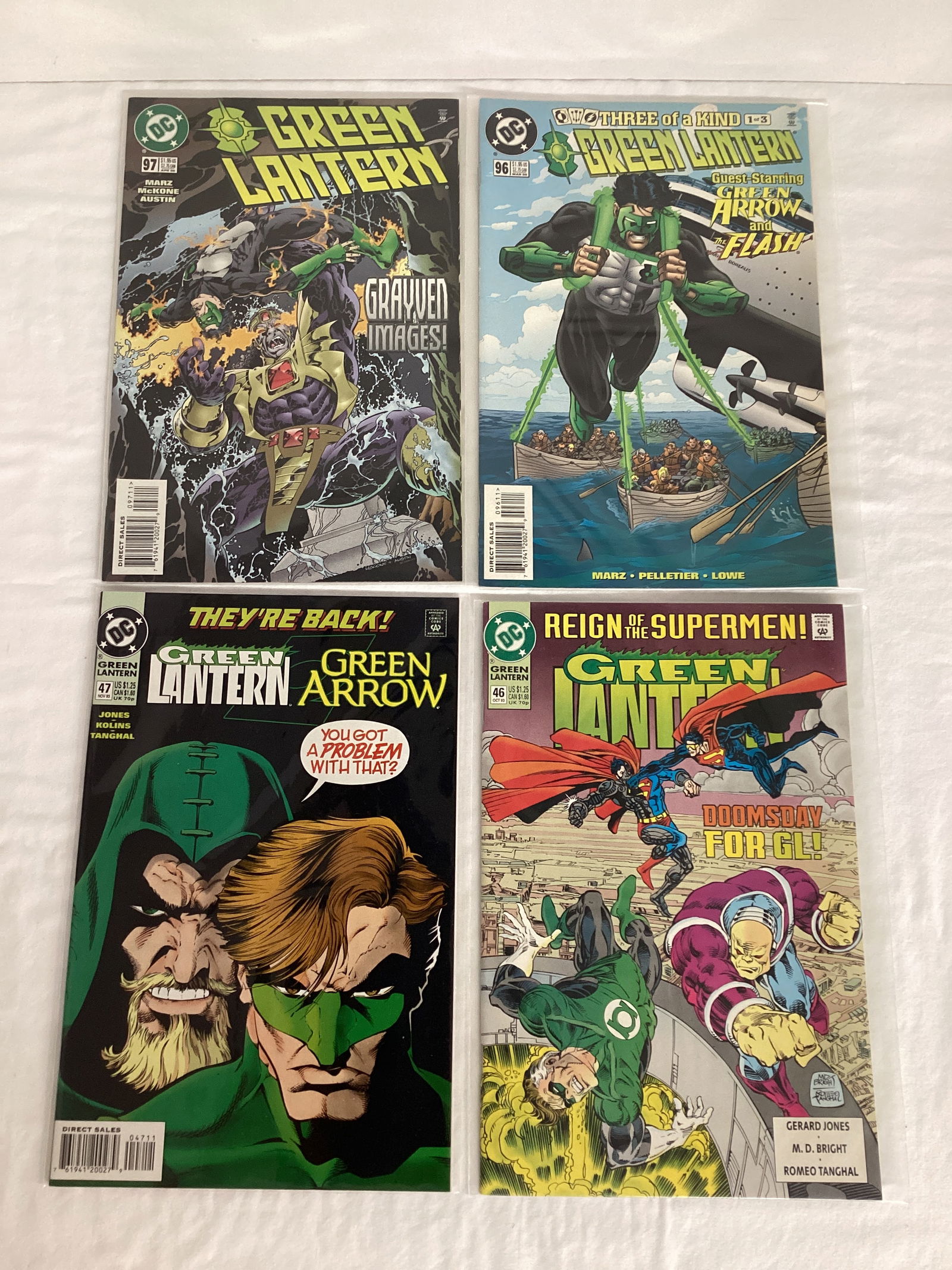 Four Green Lantern DC Comic Books (1 of 5)