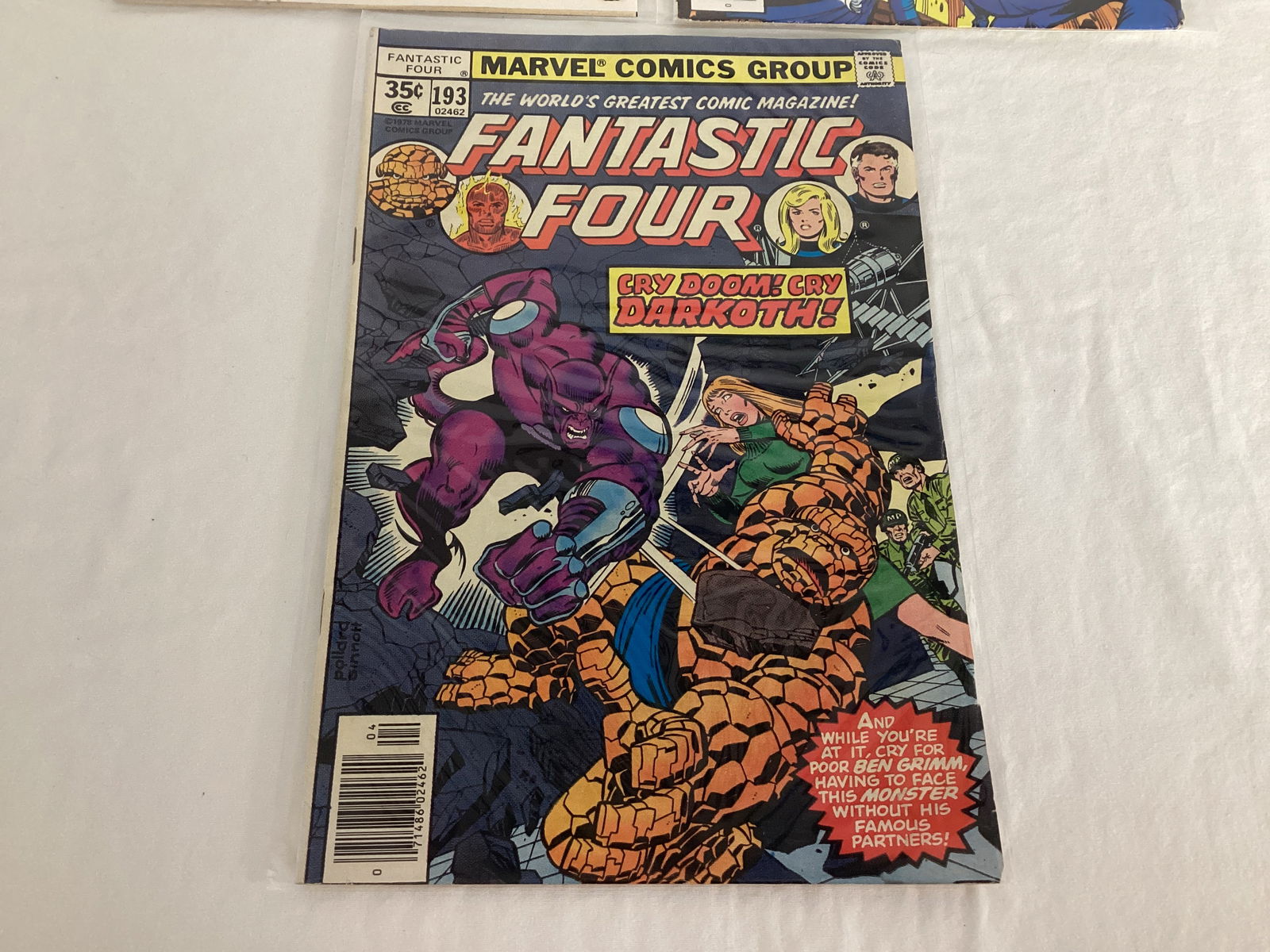 Three Fantastic Four Marvel Comic Books - 4