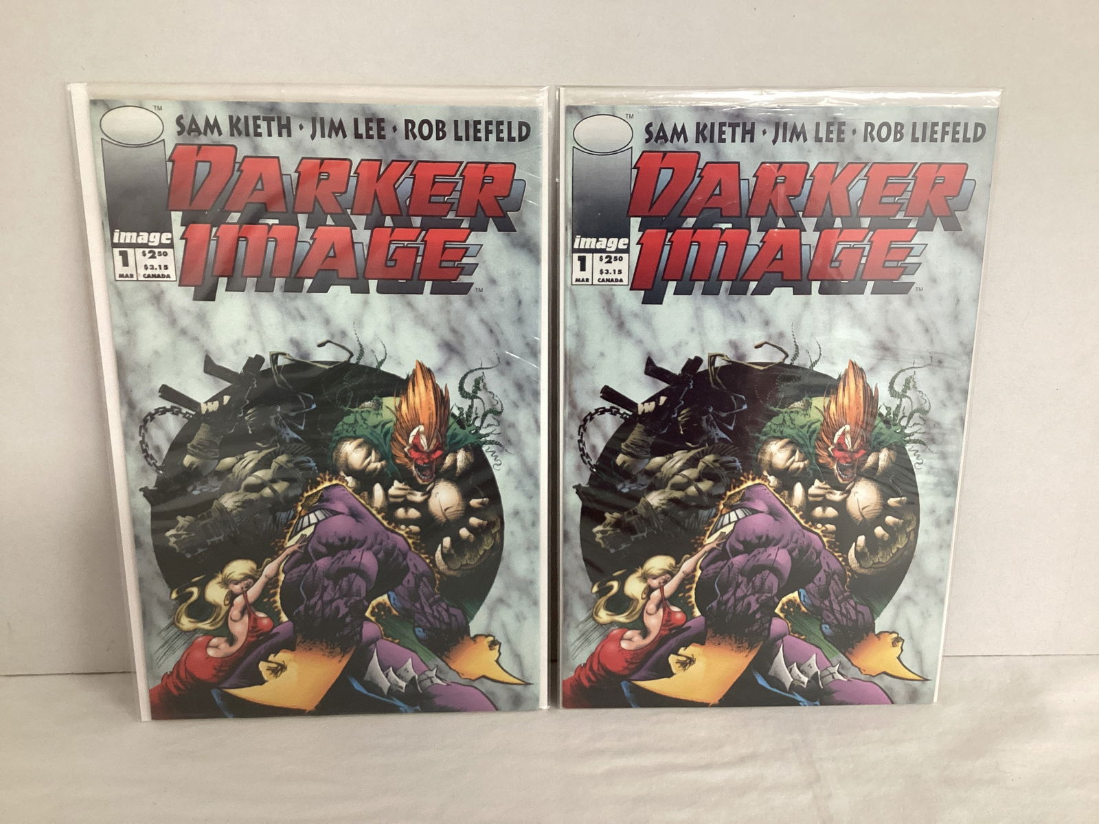 Two Darker Image 1 Comic Books: Please preview and see all photos for condition 