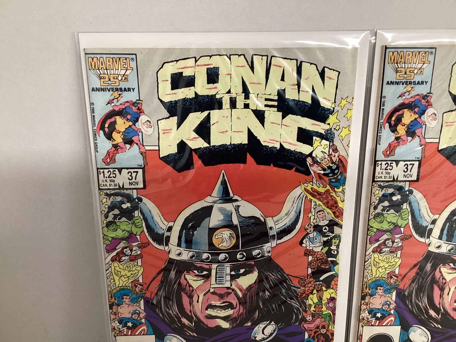 Two Conan the King 37 Marvel Comic Books - 2