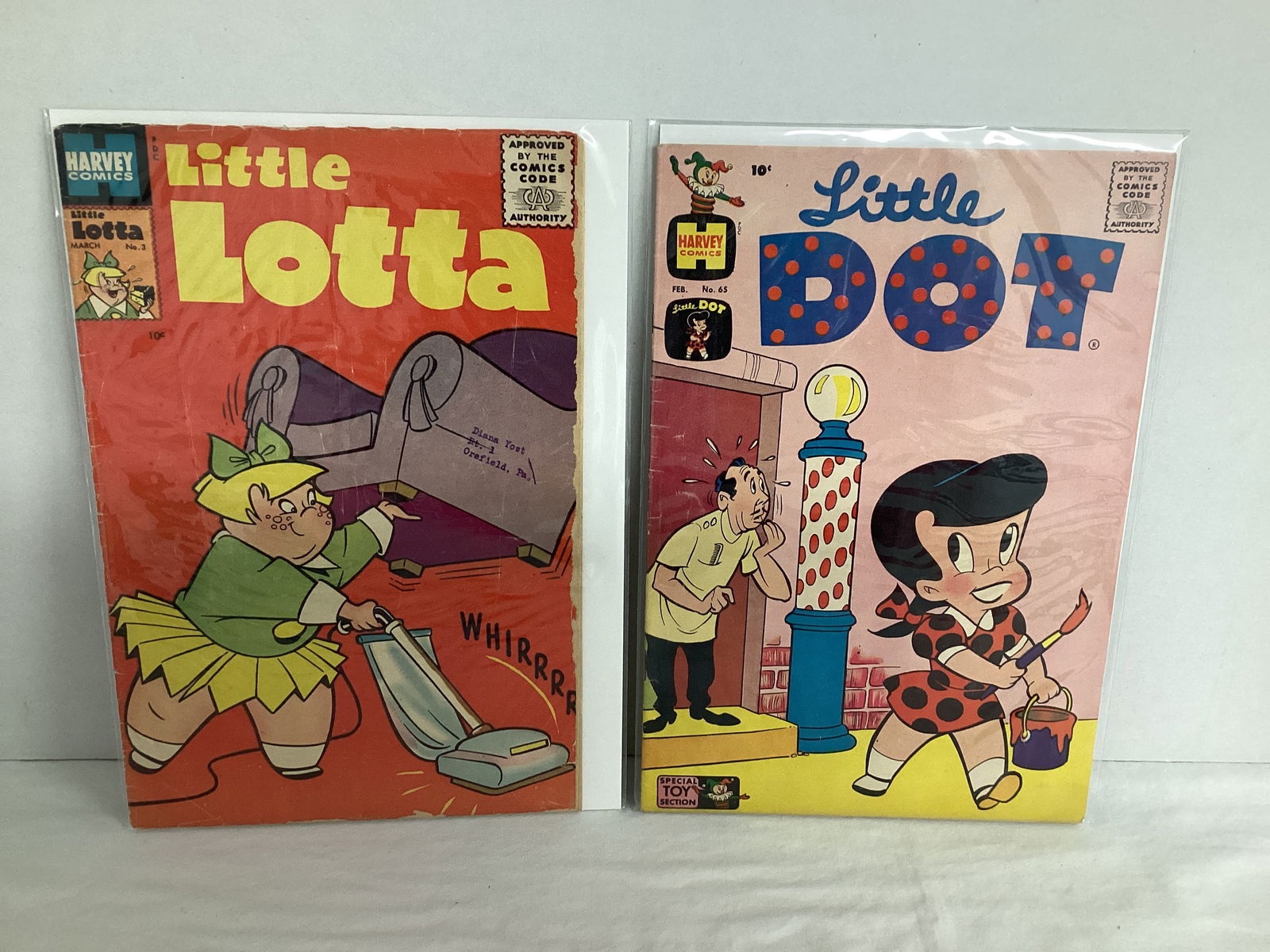 Harvey Little Lotta and Little Dot Comic Books: Please preview and see all photos for condition 