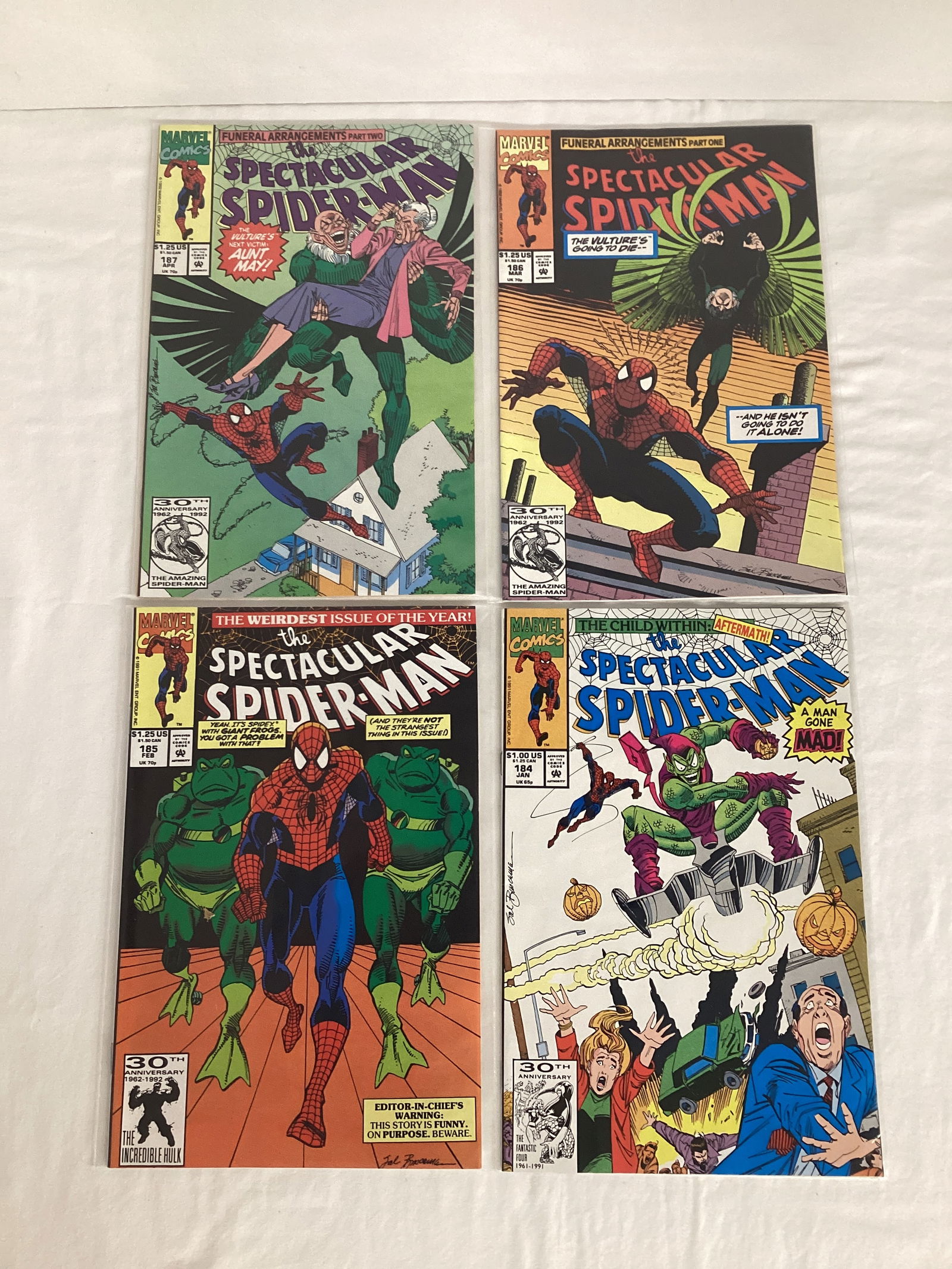 Four Spectacular Spider-Man Marvel Comic Books (1 of 5)