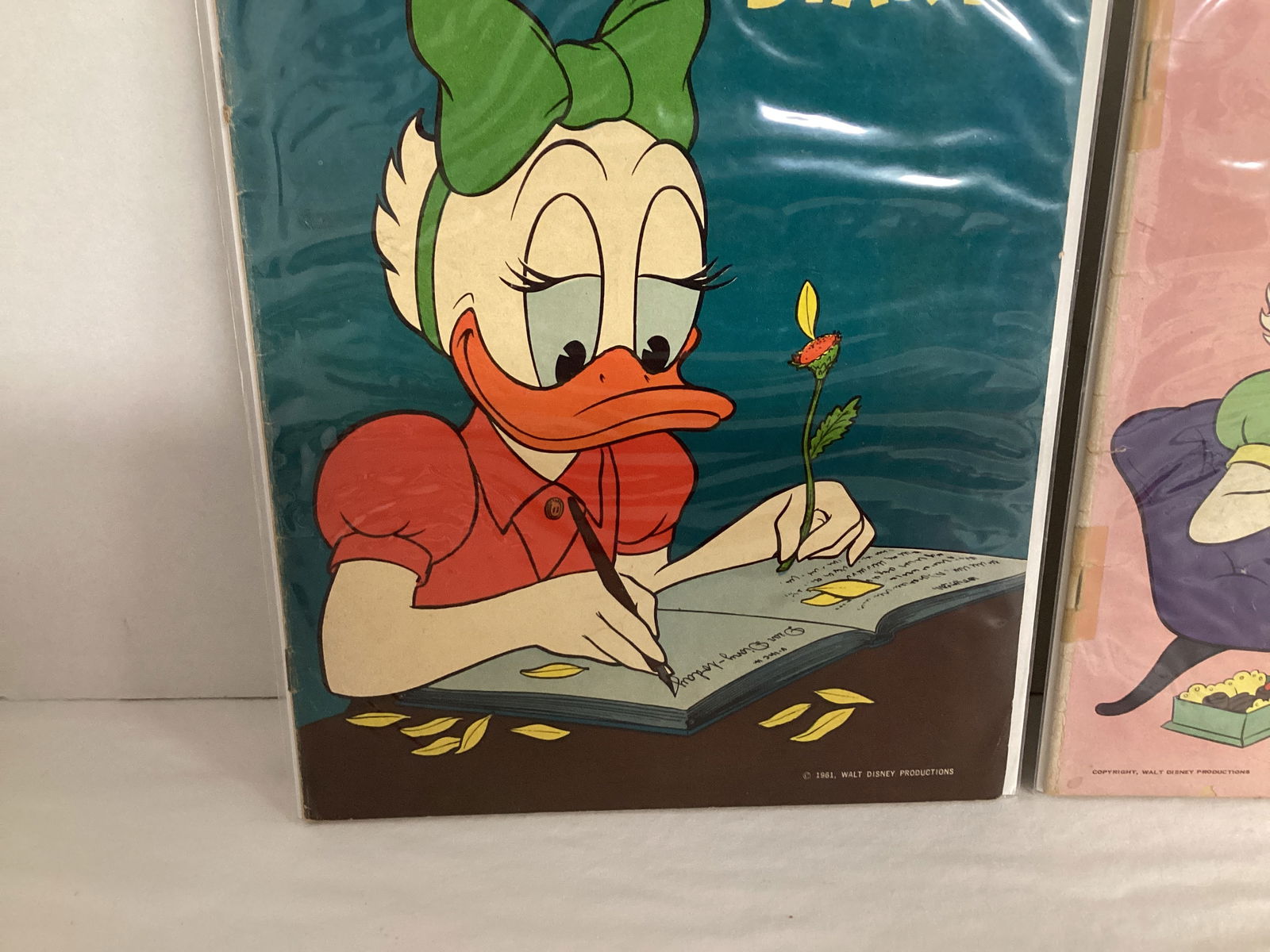 Two Walt Disney's Daisy Duck's Diary Dell Comic Books - 3