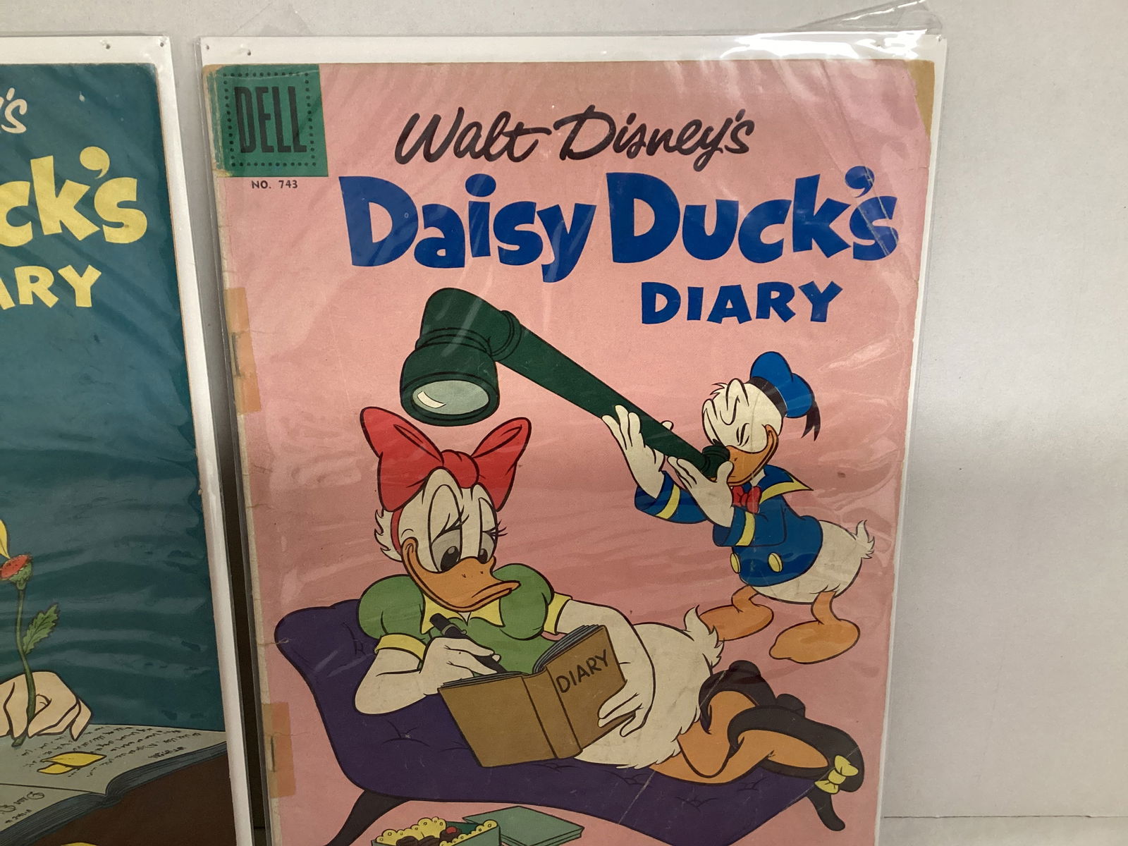 Two Walt Disney's Daisy Duck's Diary Dell Comic Books - 4