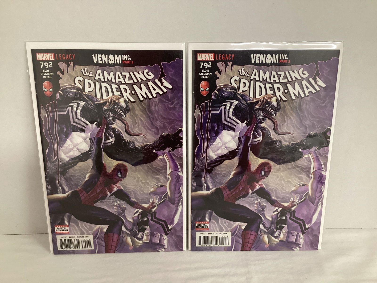 The Amazing Spider-Man 792 and 793 Marvel Comic Books - 2