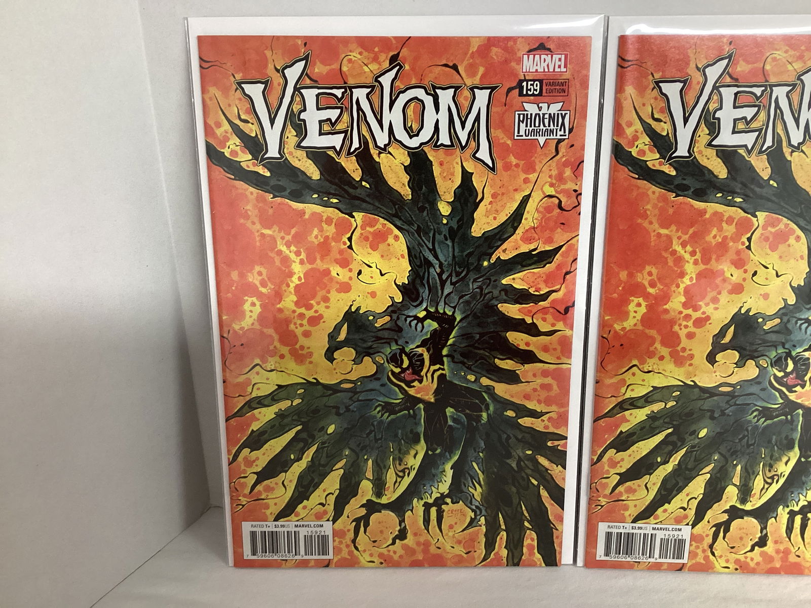 Three Venom 159 Phoenix Variant Marvel Comic Books - 2