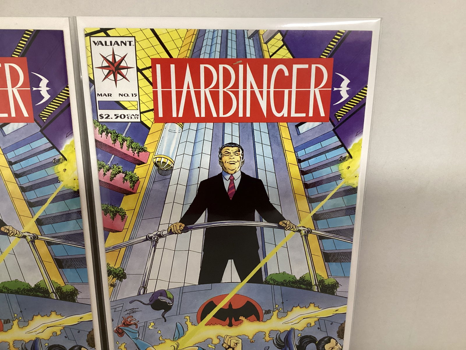 Two Harbinger 15 Valliant Comic Books - 4