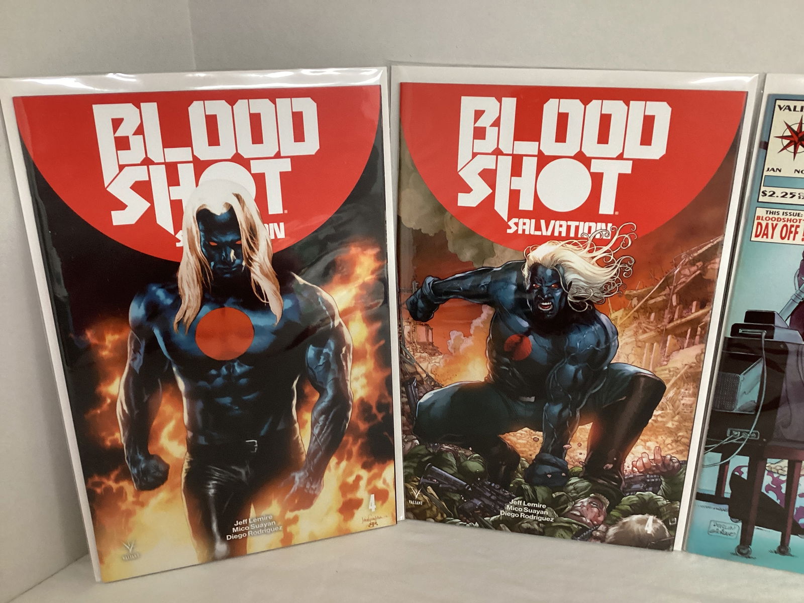 Four Bloodshot Valliant Comic Books - 2