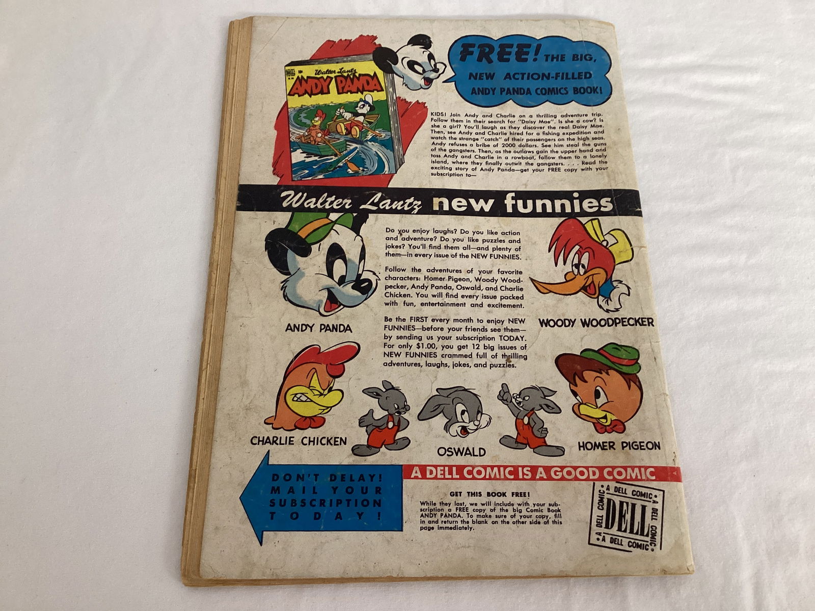 Walter Lantz New Funnies 156 Dell Comic Book - 8