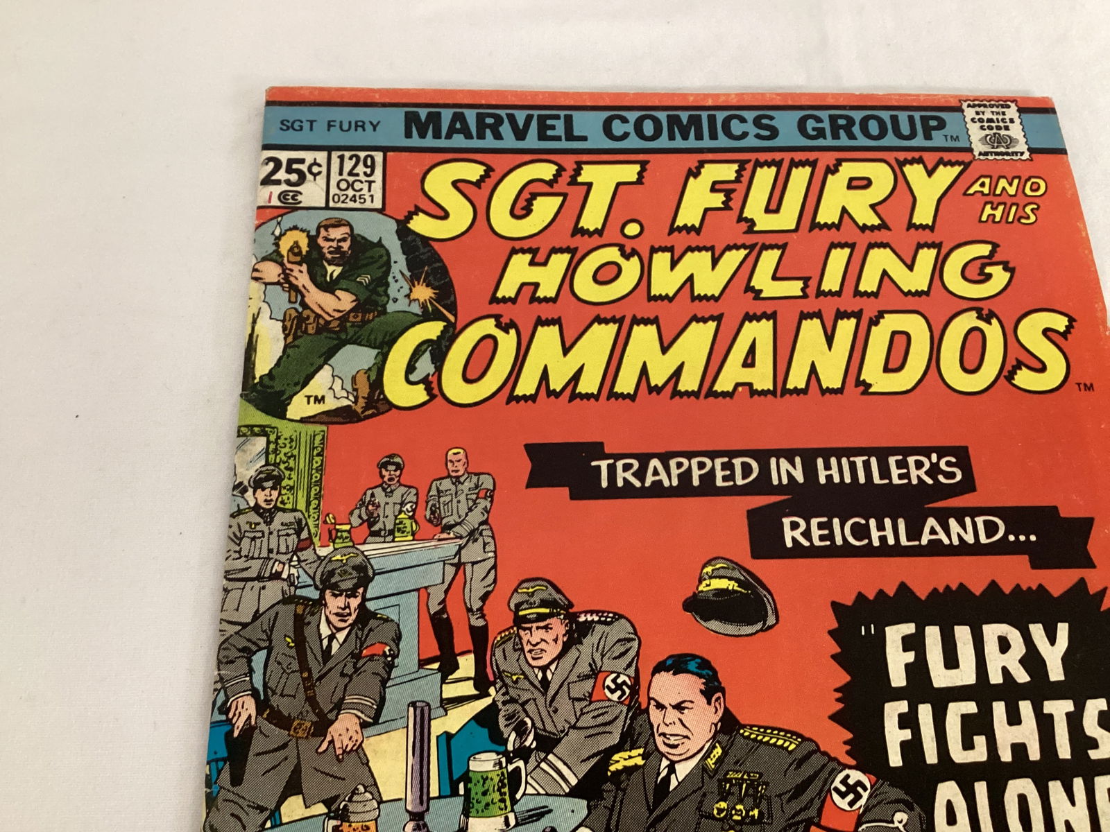 Sgt. Fury and His Howling Commandos 129 Marvel Comic Book - 2