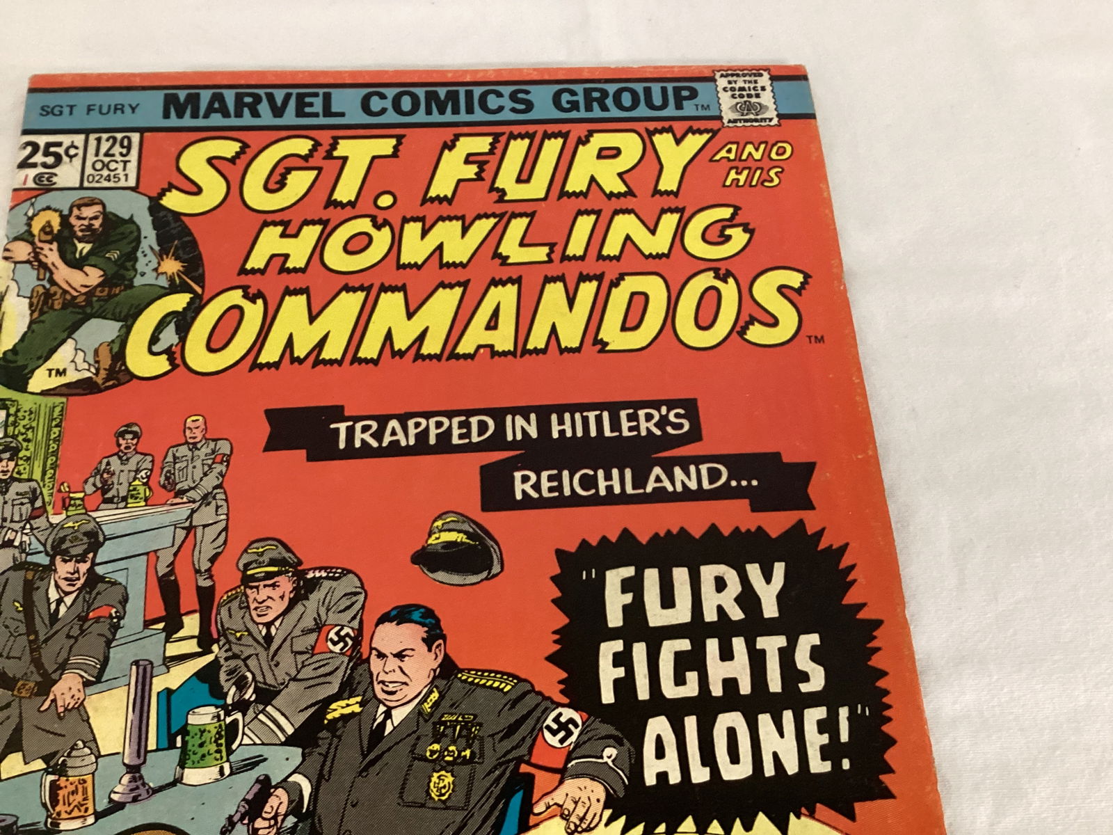 Sgt. Fury and His Howling Commandos 129 Marvel Comic Book - 3