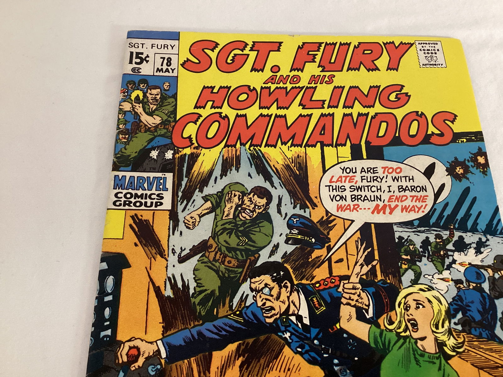 Sgt. Fury and His Howling Commandos 78 Marvel Comic Book - 2