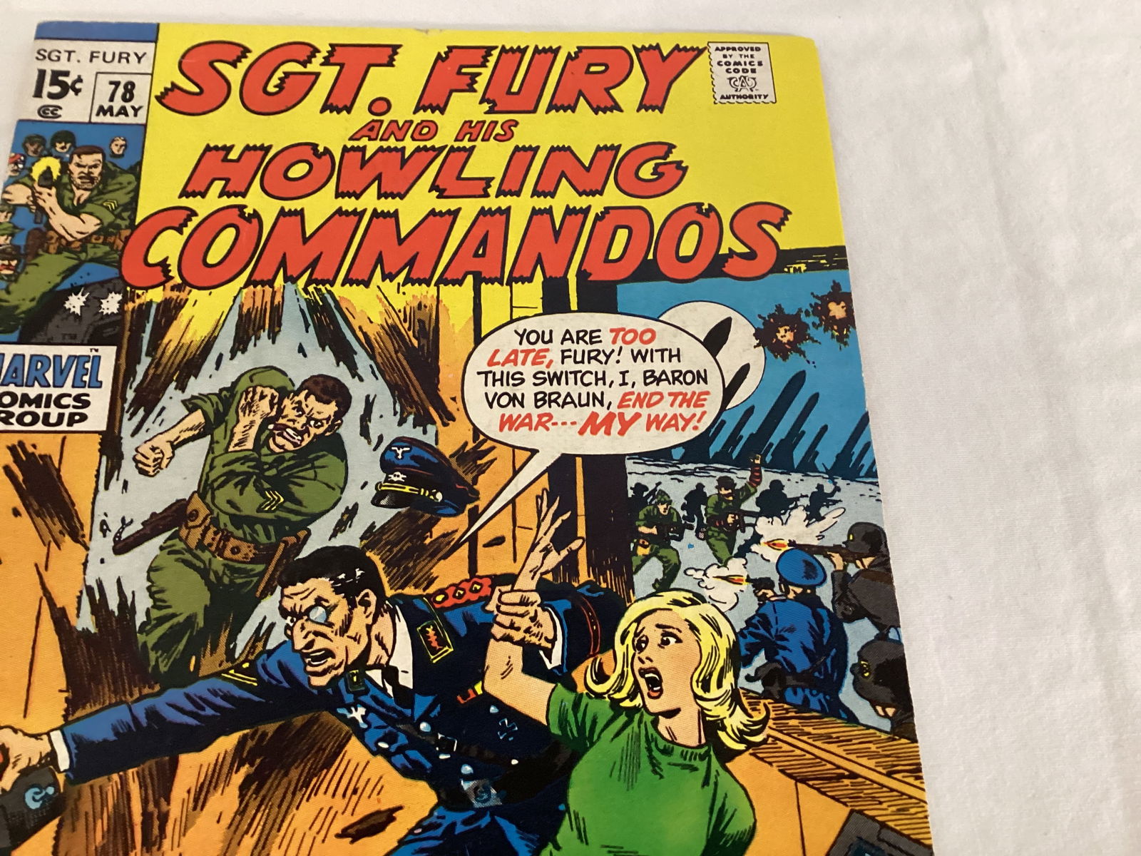 Sgt. Fury and His Howling Commandos 78 Marvel Comic Book - 3