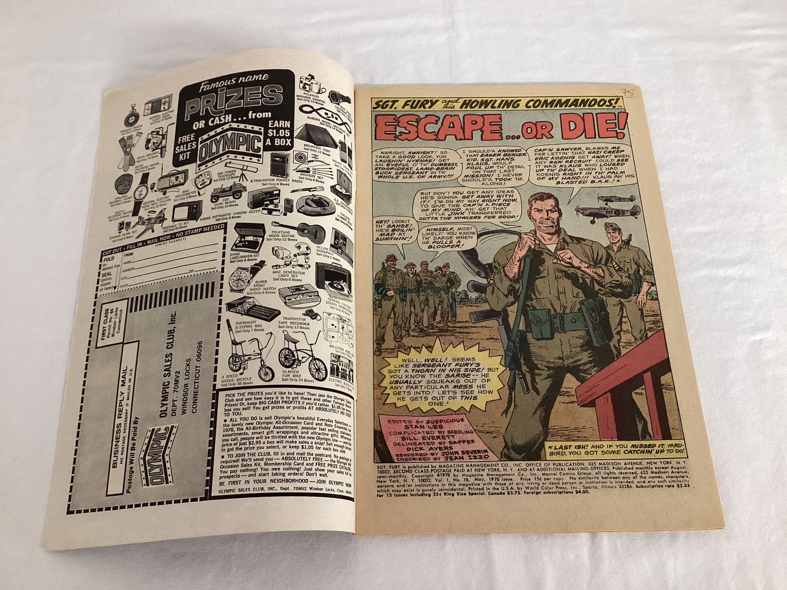 Sgt. Fury and His Howling Commandos 78 Marvel Comic Book - 6