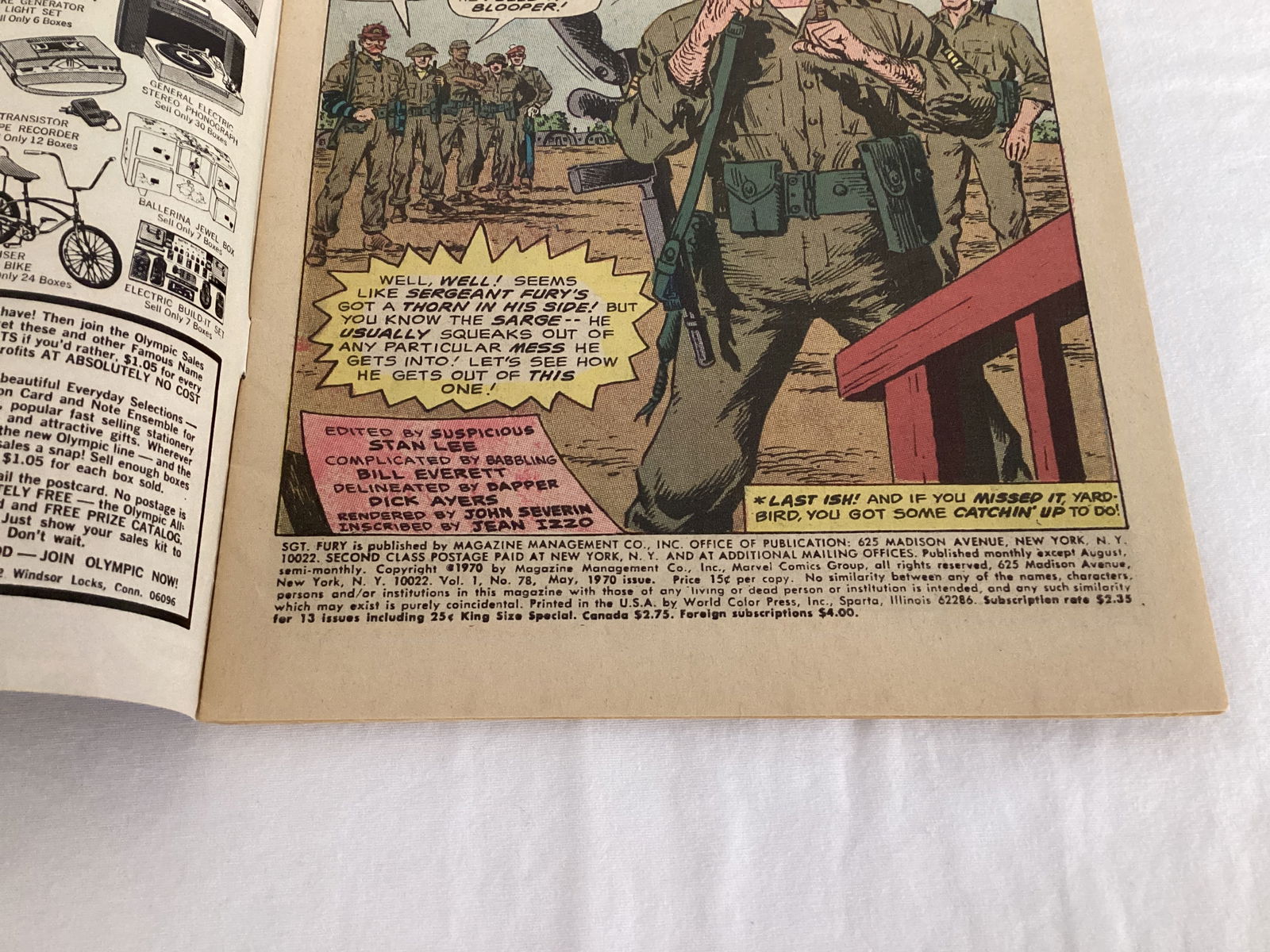 Sgt. Fury and His Howling Commandos 78 Marvel Comic Book - 7