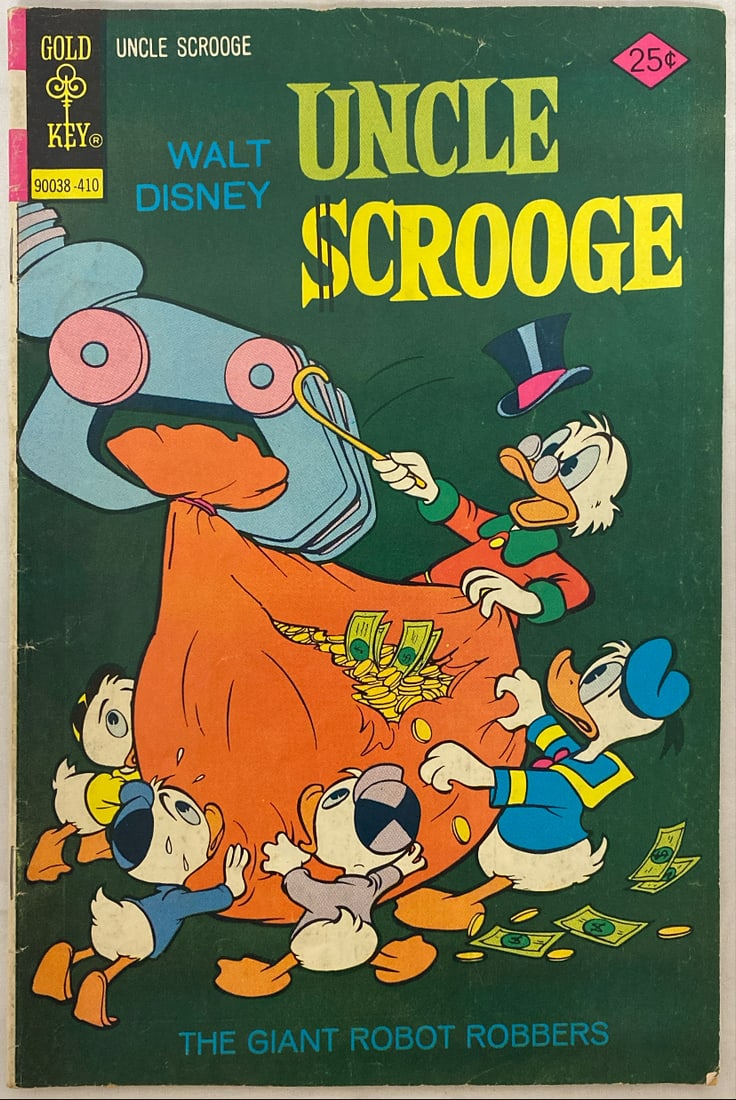 Walt Disney's Uncle Scrooge 115 Gold Key Comic Book: 1974, Please preview and see all photos for condition