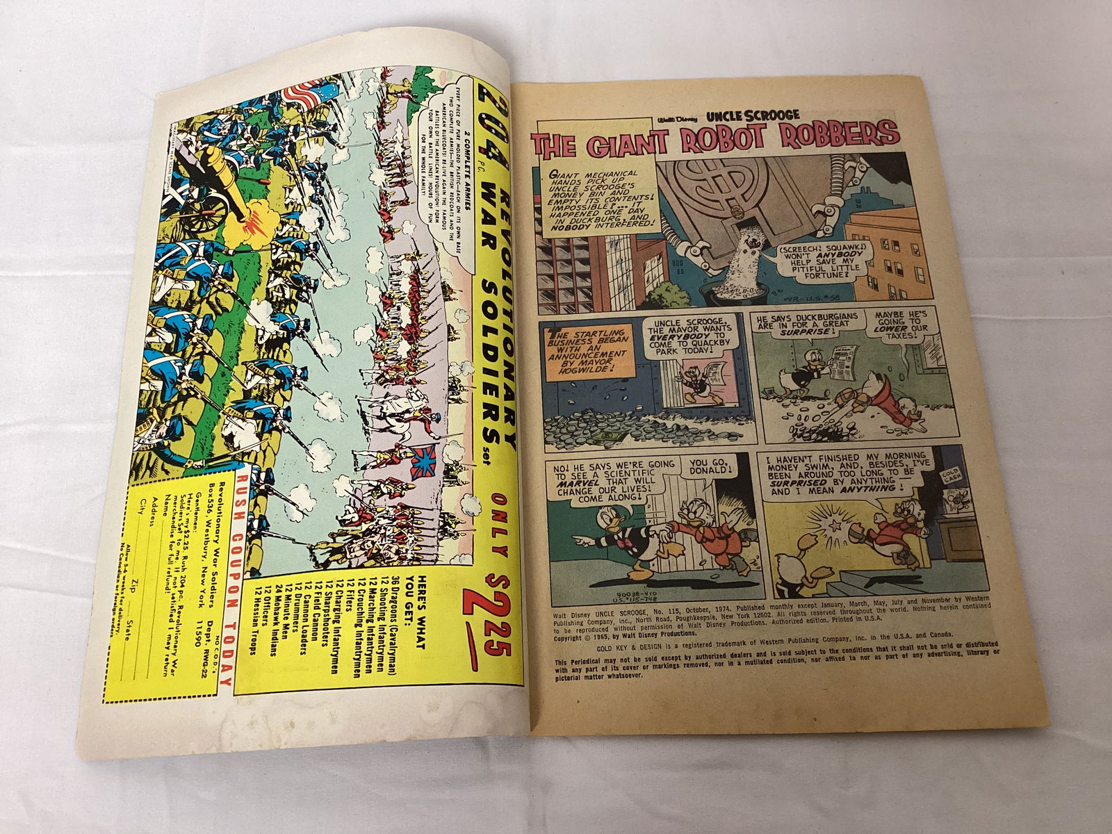 Walt Disney's Uncle Scrooge 115 Gold Key Comic Book - 6