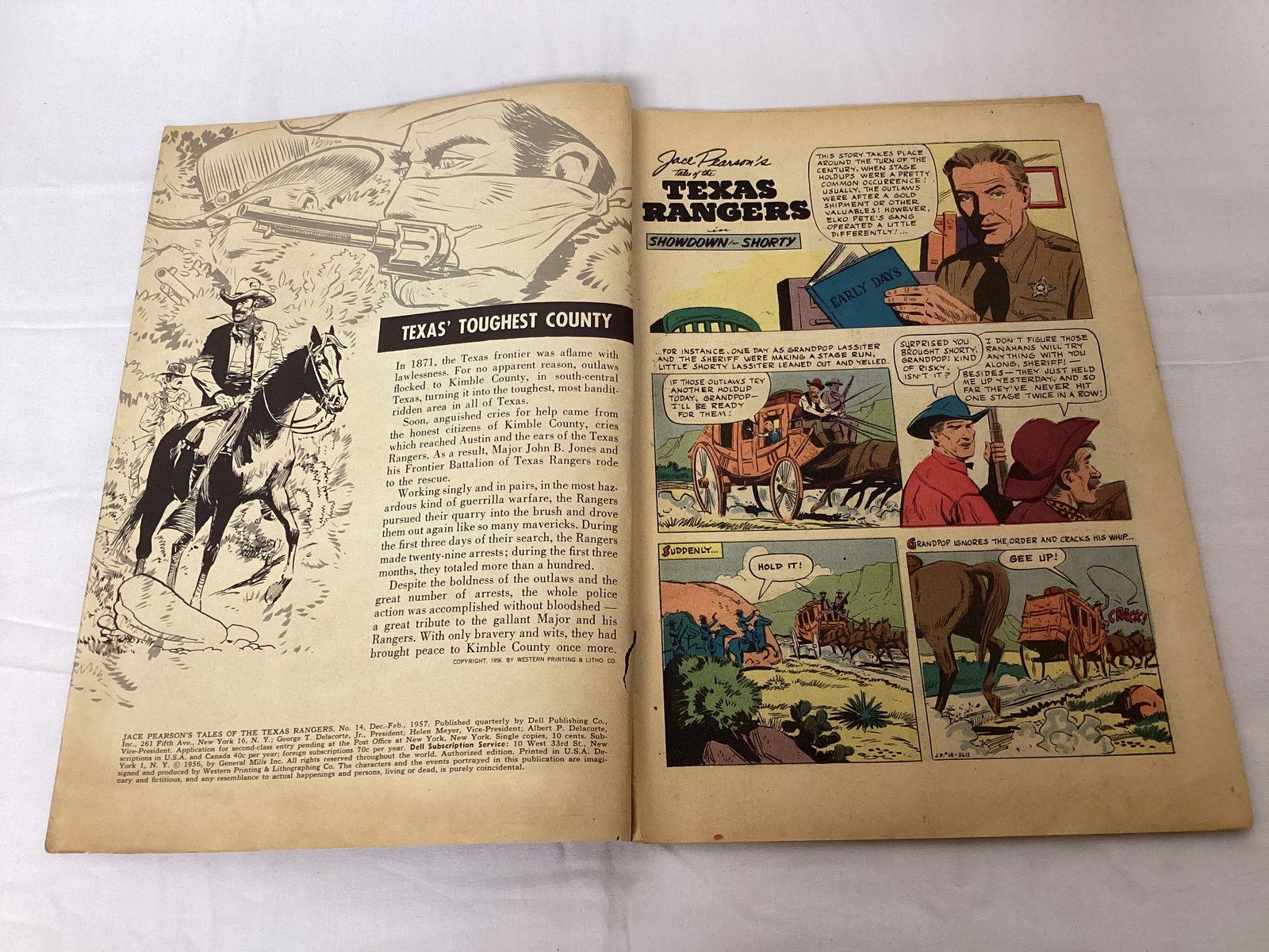 Jace Pearson's Tales of the Texas Rangers 14 Dell Comic Book - 6