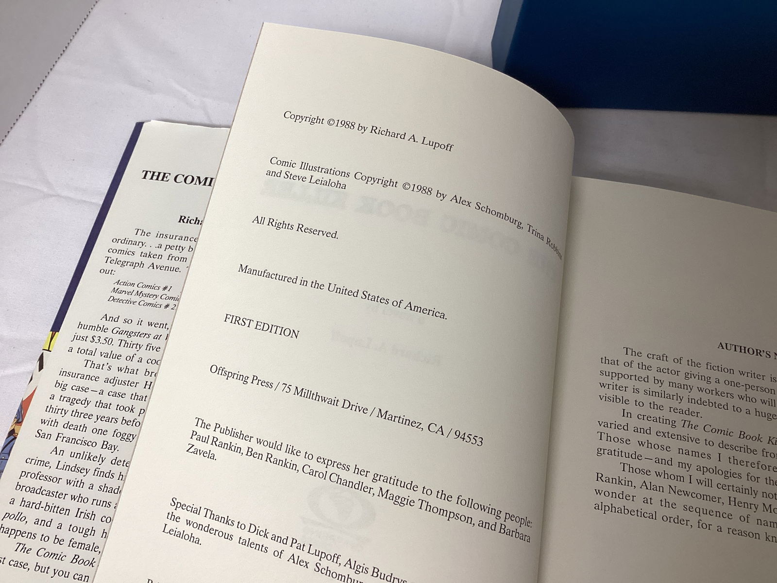 The Comic Book Killer First Edition Novel - 4