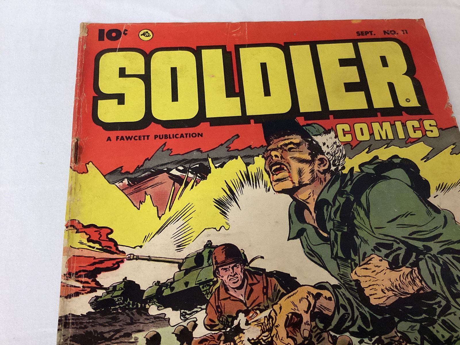Soldier Comics 11 Fawcett Comic Book - 2