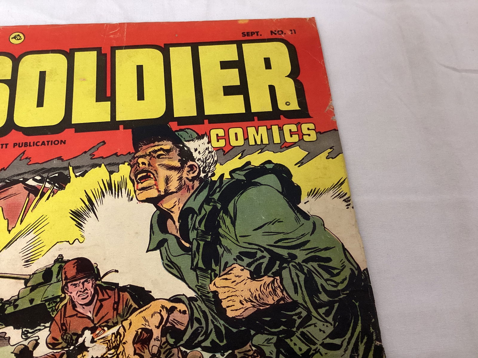 Soldier Comics 11 Fawcett Comic Book - 3
