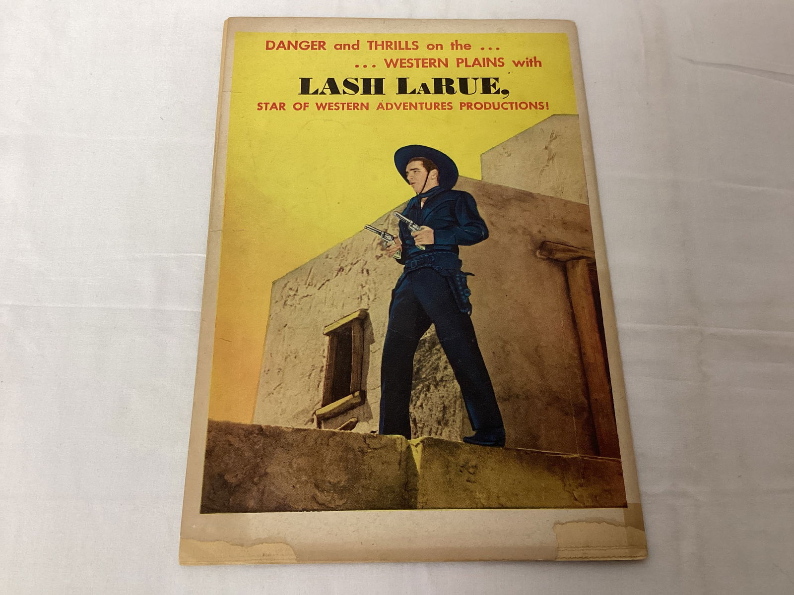 Lash Larue Western 2 Fawcett Comic Book - 8