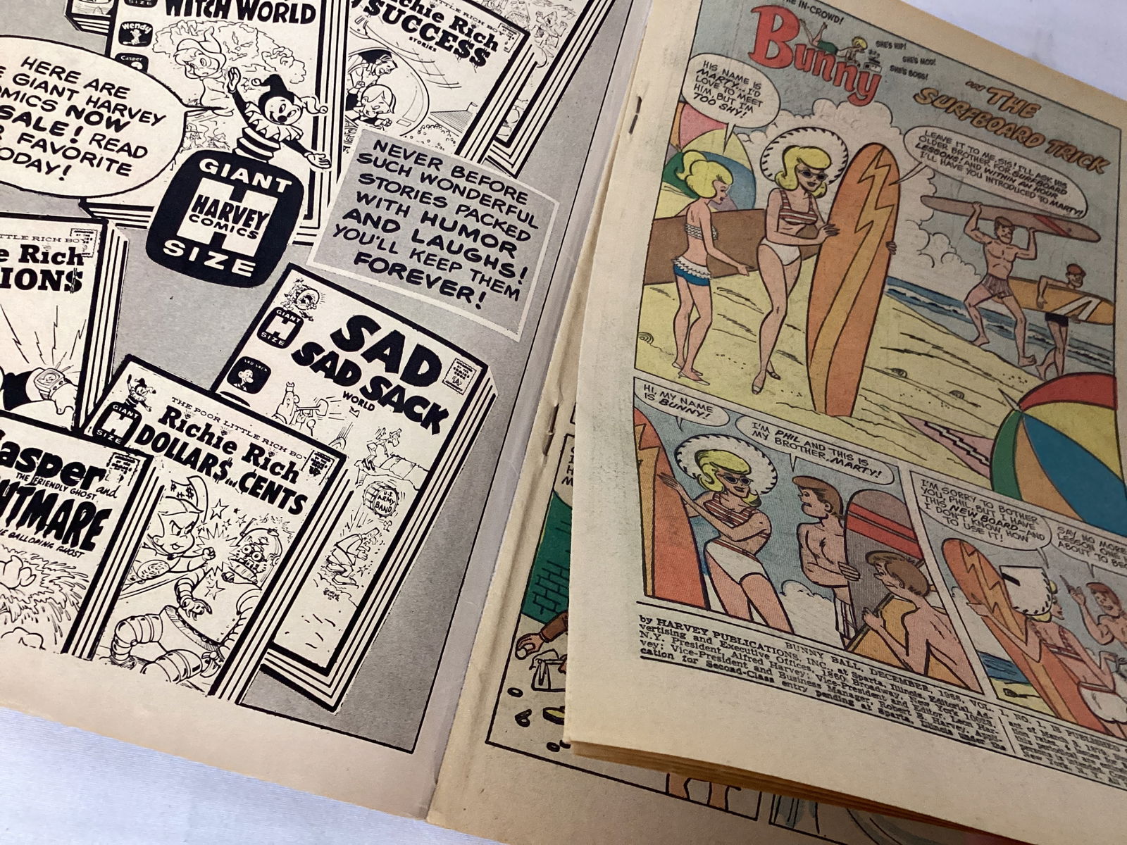 Bunny 1 Harvey Comic Book - 7