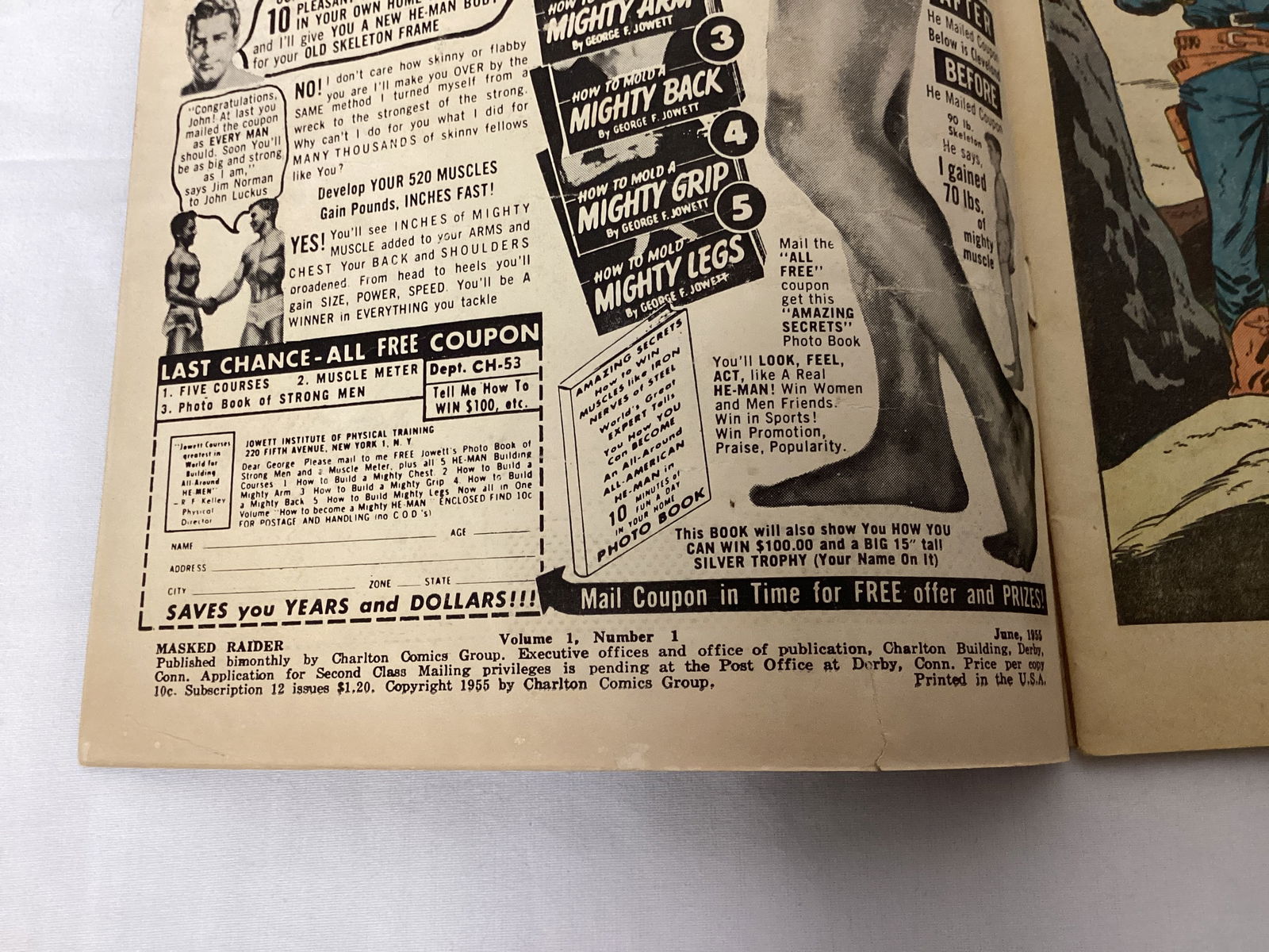 Masked Raider 1 Charlton Comic Book - 7