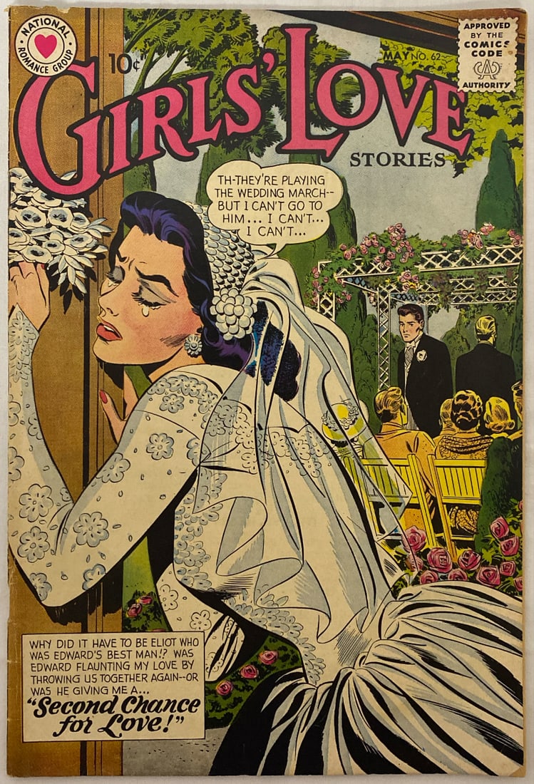 Girls' Love Stories 62 DC Comic Book: 1959, Please preview and see all photos for condition 