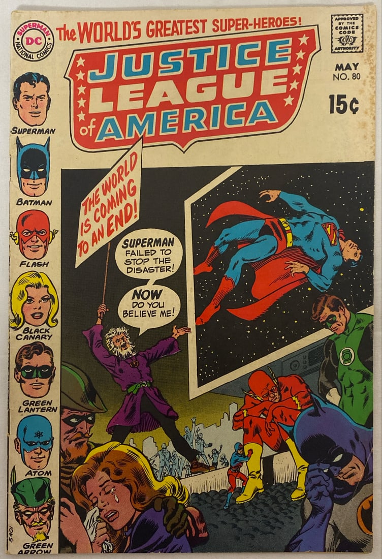 Justice League of America 80 DC Comic Book (1 of 8)