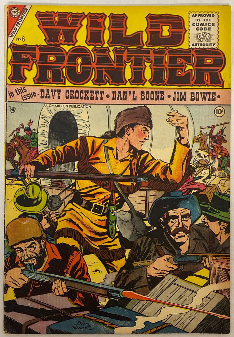 Wild Frontier 6 Charlton Comic Book: Please preview and see all photos for condition 