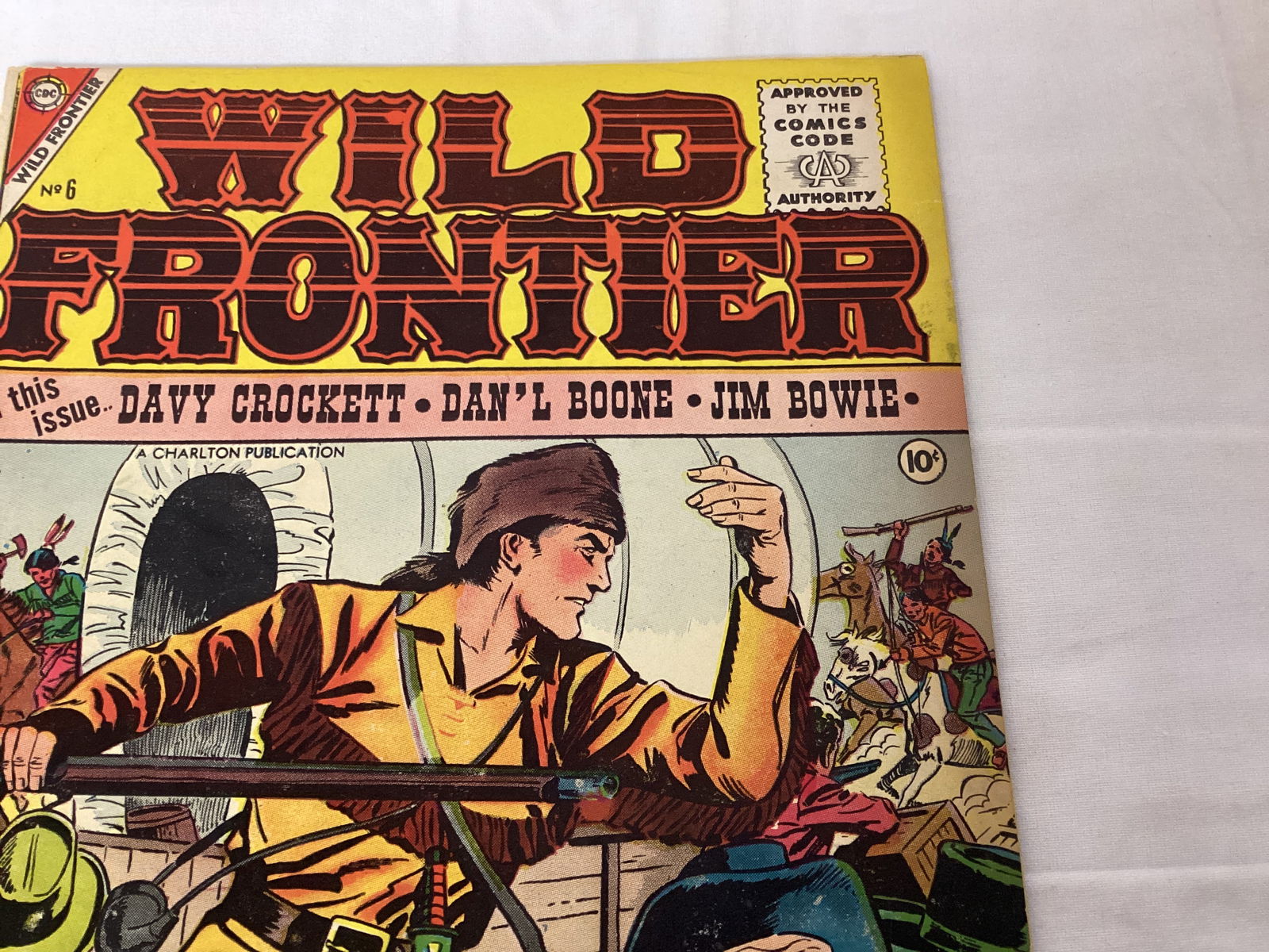 Wild Frontier 6 Charlton Comic Book - 3