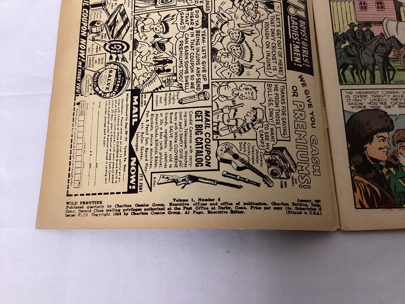 Wild Frontier 6 Charlton Comic Book - 7