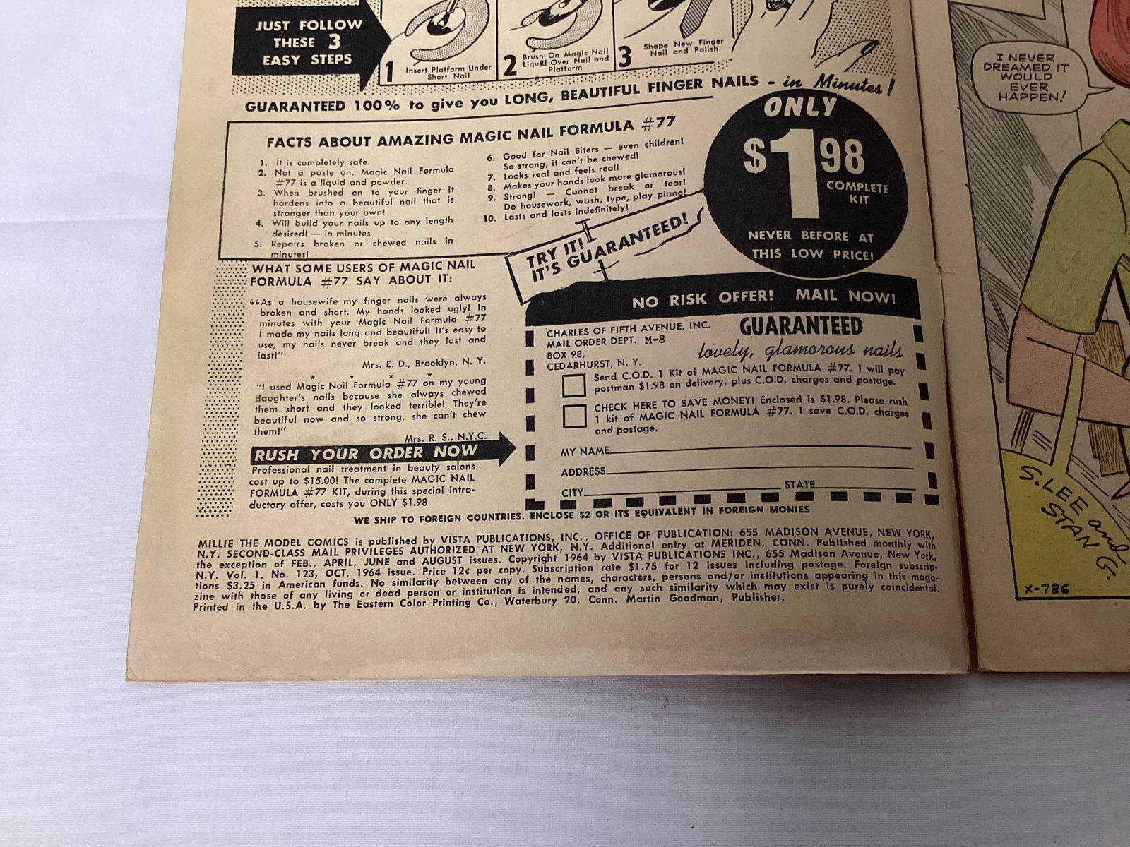 Millie the Model 123 Marvel Comic Book - 7