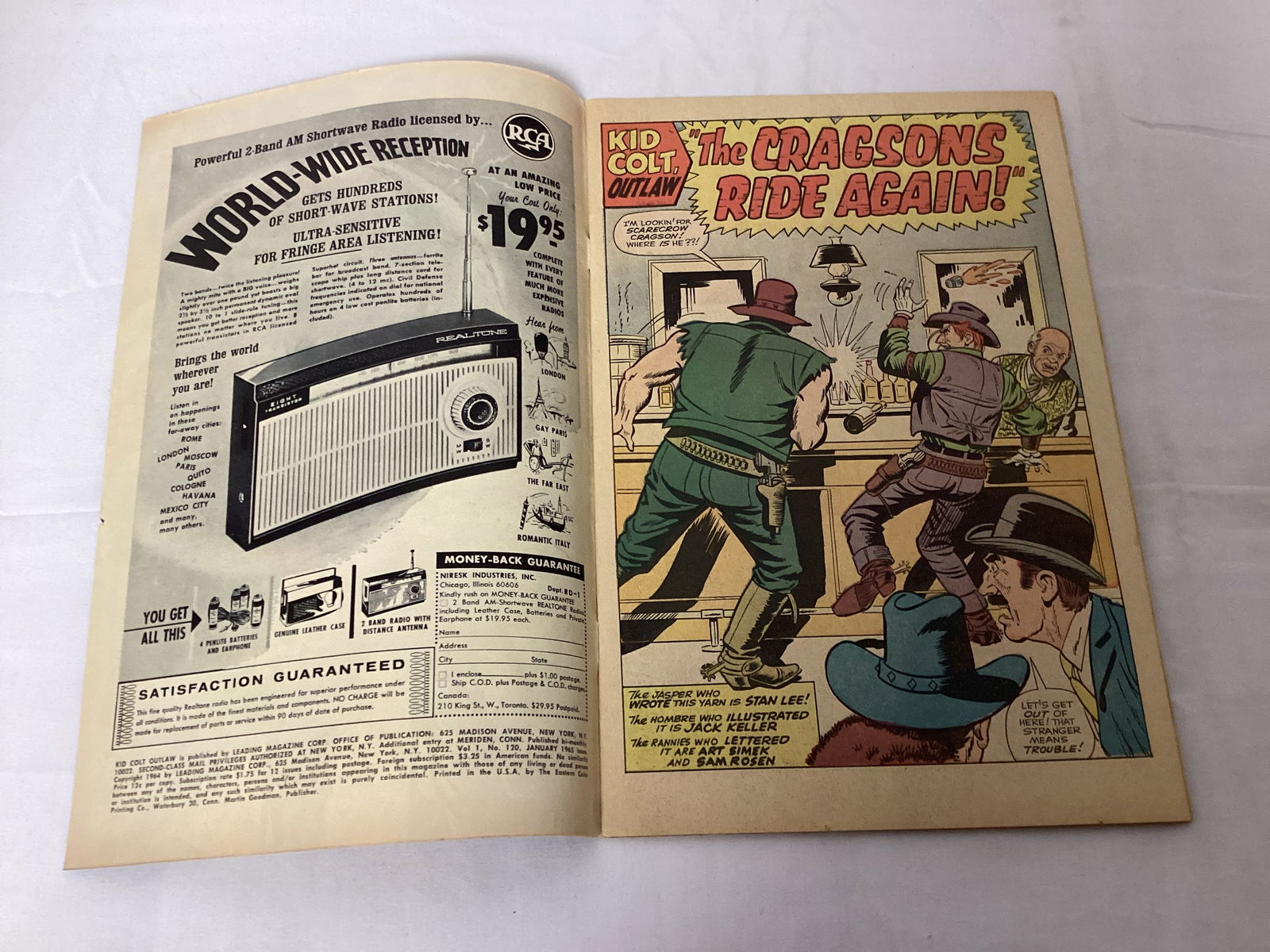 Kid Colt Outlaw 120 Marvel Western Comic Book - 6