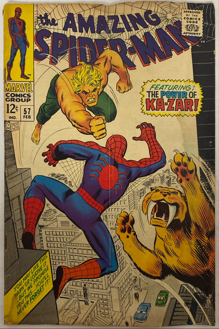 The Amazing Spider-Man 57 Marvel Comic Book (1 of 8)