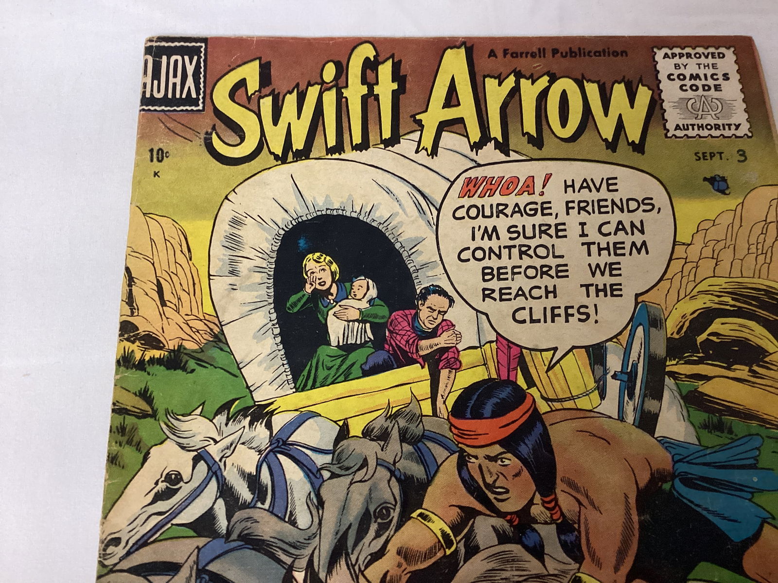 Swift Arrow 3 Ajax Farrell Comic Book - 2