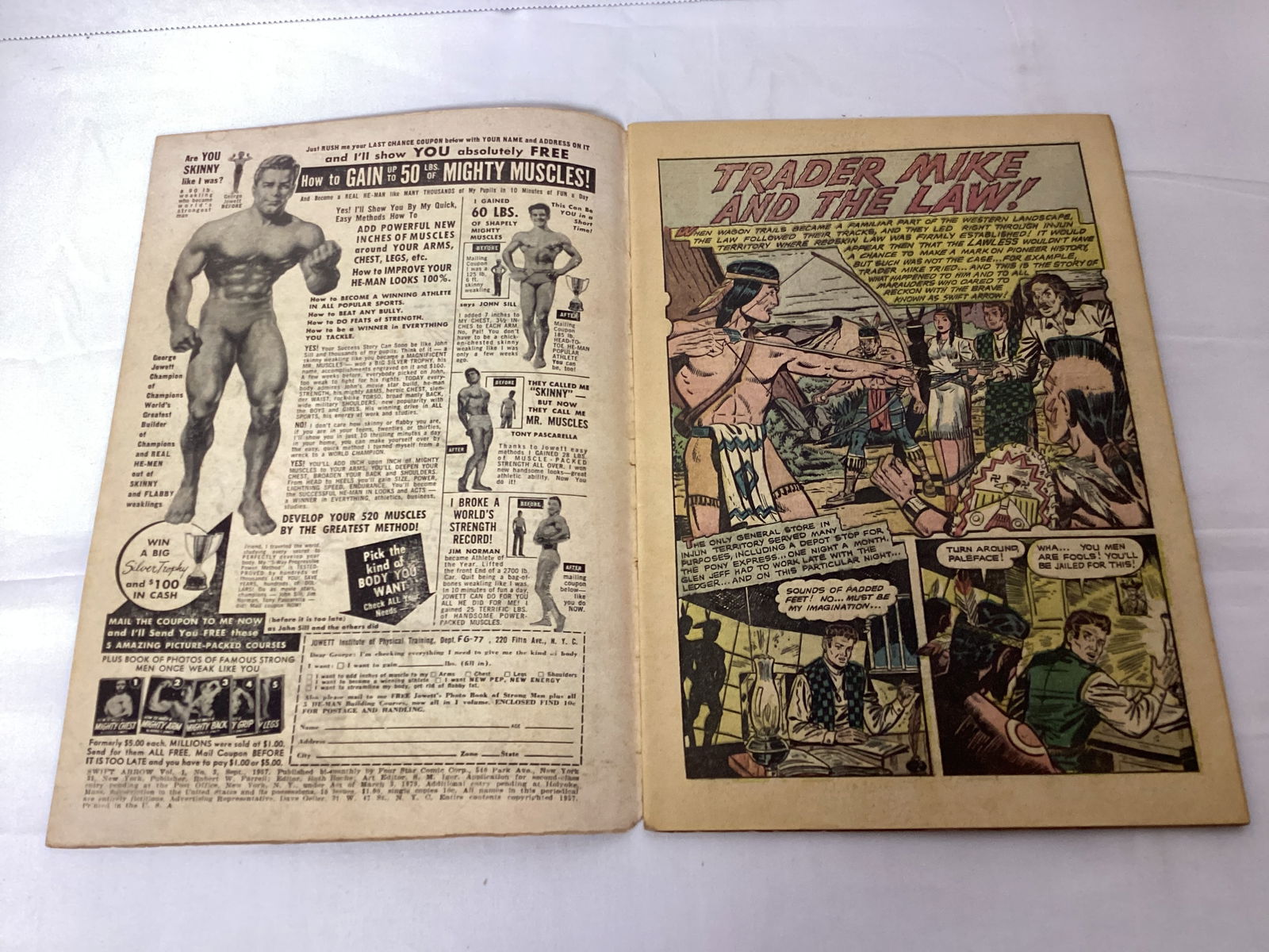 Swift Arrow 3 Ajax Farrell Comic Book - 6