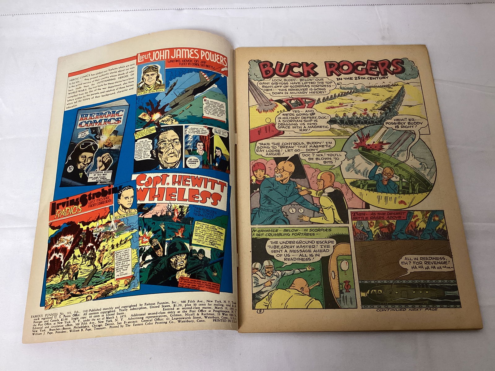 Famous Funnies 103 Comic Book - 6