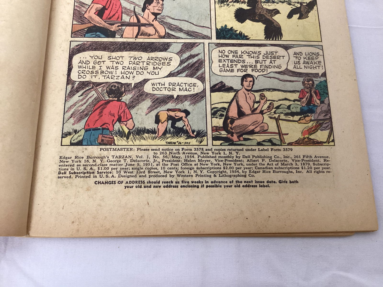 Tarzan 56 Dell Comic Book - 7