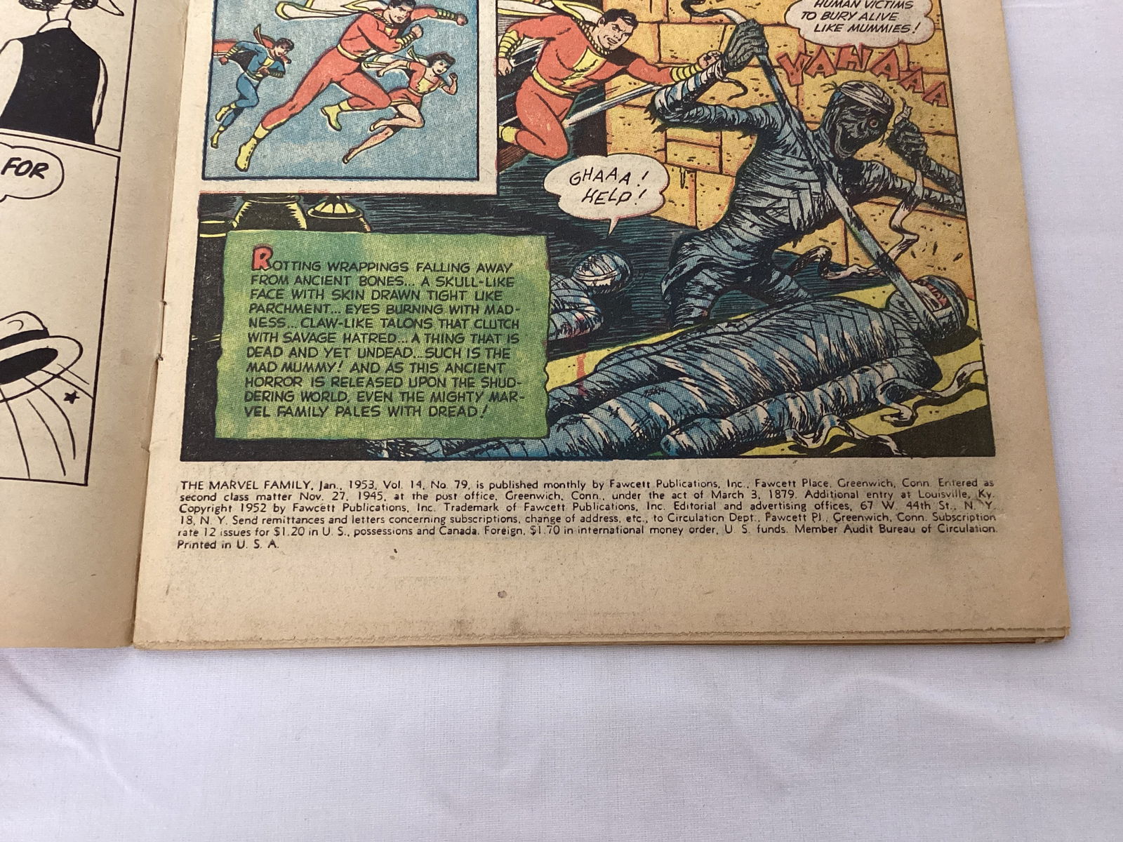 The Marvel Family 79 Fawcett Comic Book - 7