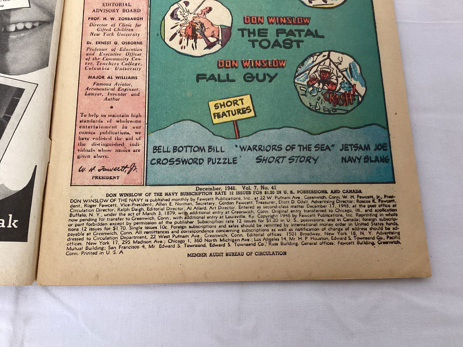 Don Winslow of the Navy 41 Fawcett Comic Book - 7