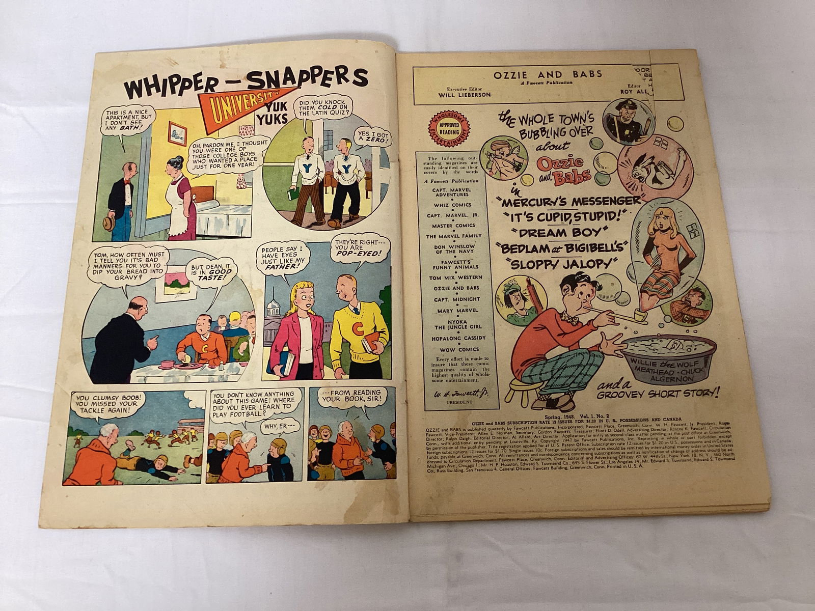 Ozzie and Babs 2 Fawcett Comic Book - 6