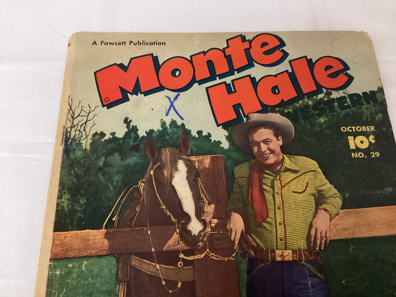 Monte Hale Western 29 Fawcett Comic Book - 2