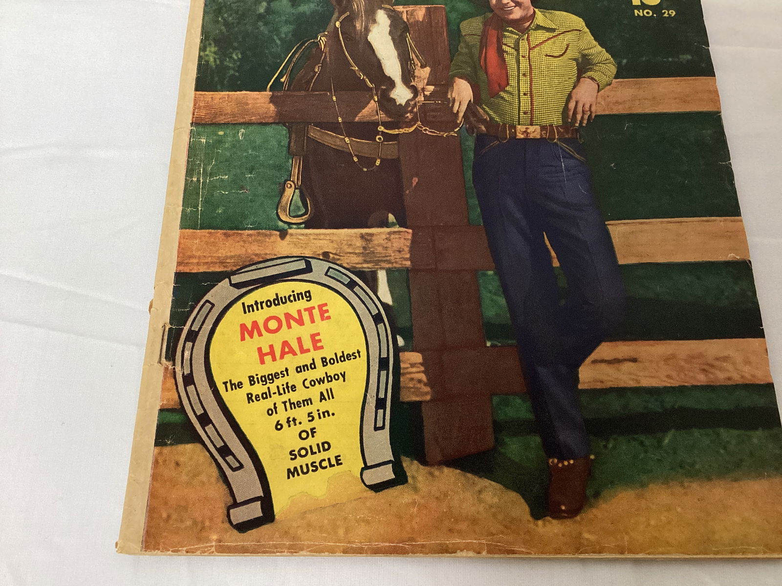 Monte Hale Western 29 Fawcett Comic Book - 4