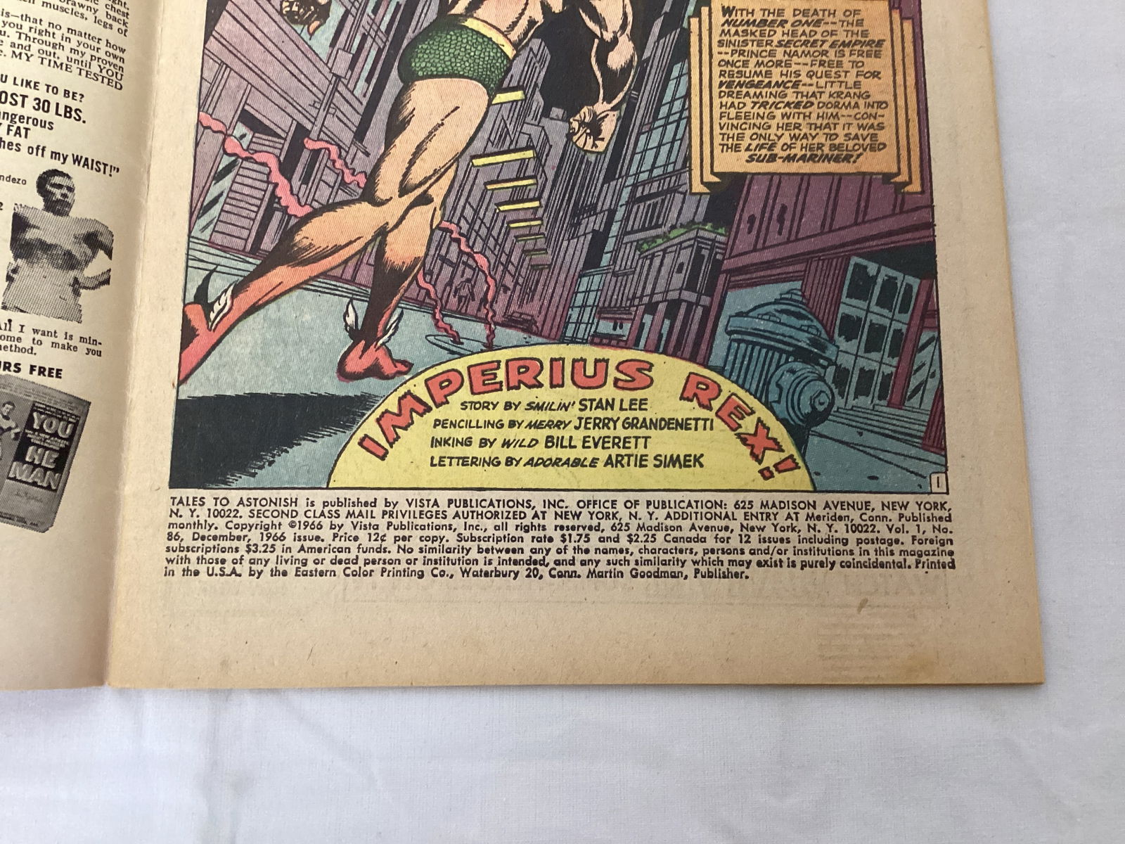 Tales to Astonish 86 Marvel Comic Book - 7