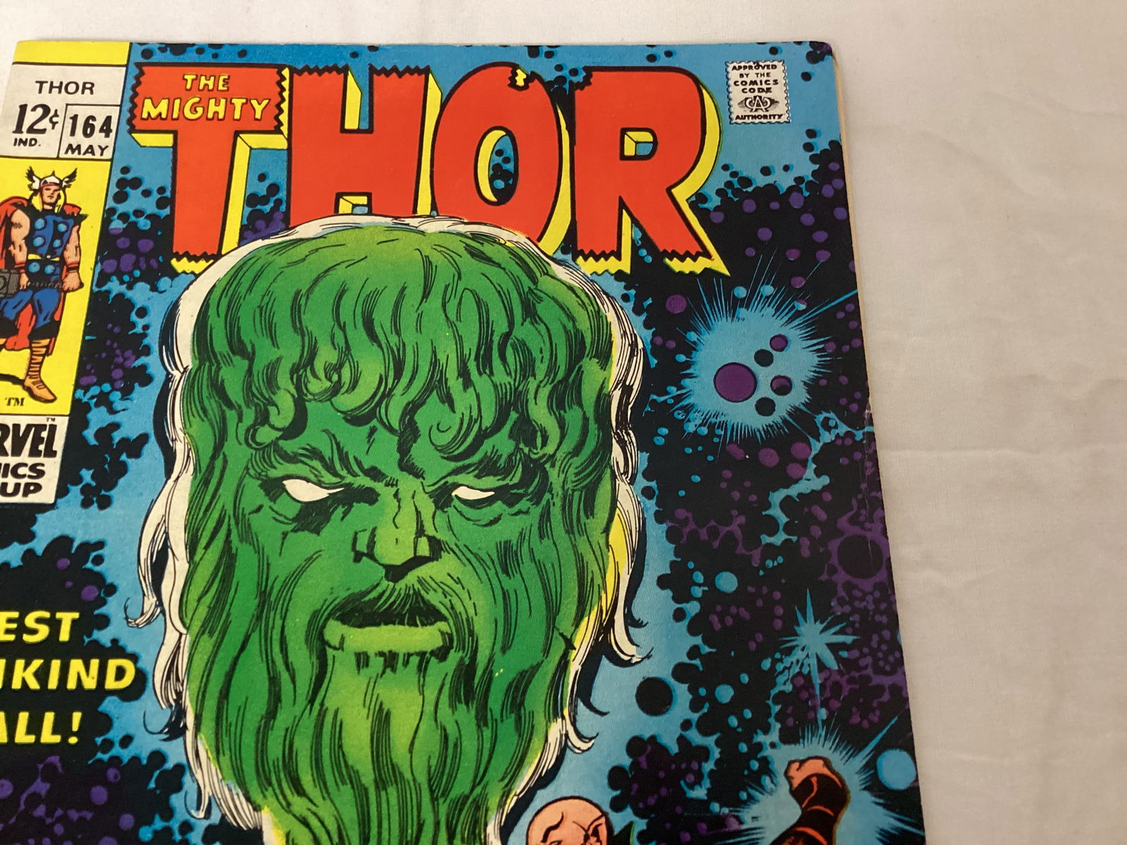 Thor 164 Marvel Comic Book - 3